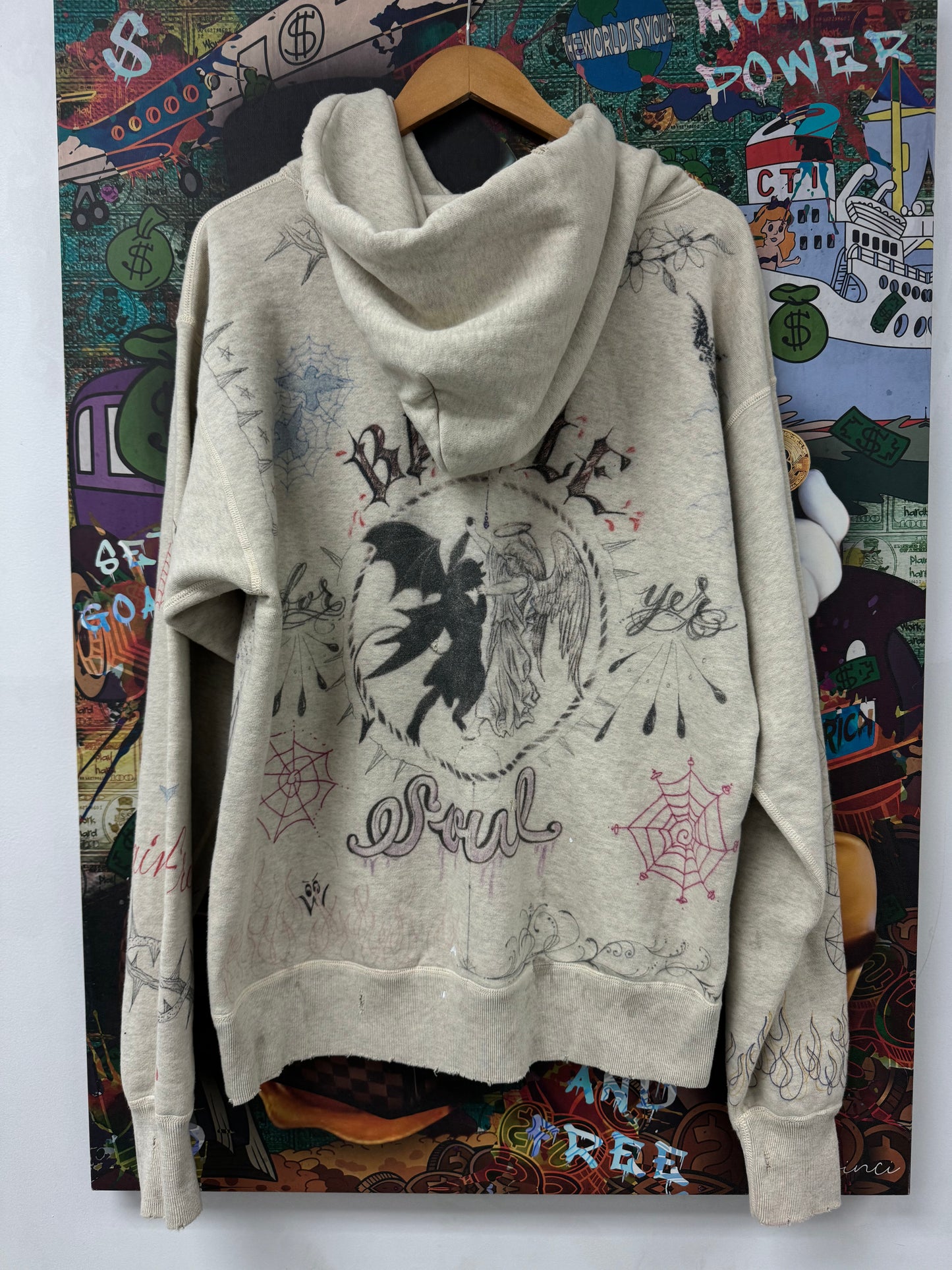 Saint Michael x Dr. Woo Hoodie New Large N/A