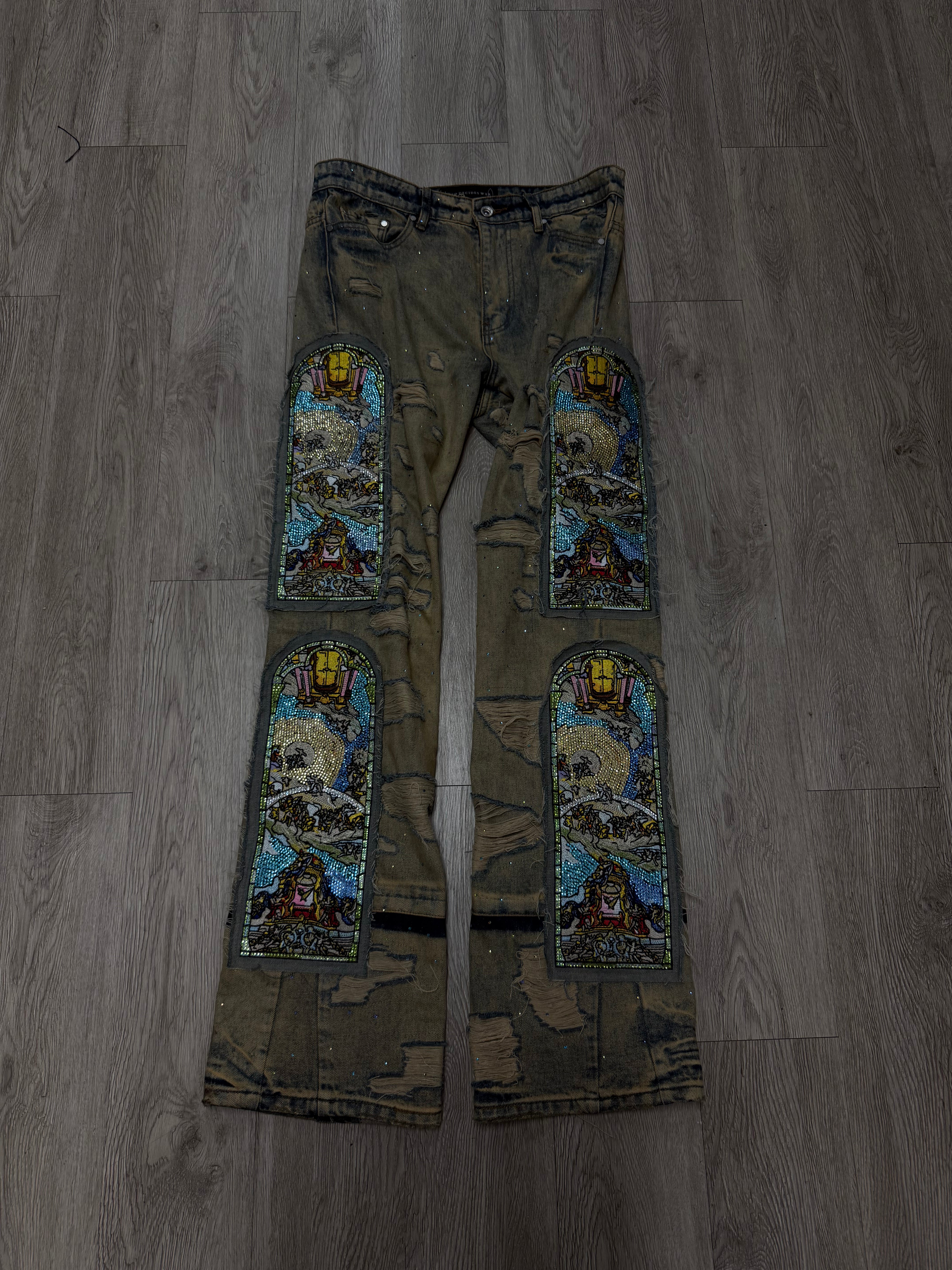 Who Decides War Studded Chalice Jeans
