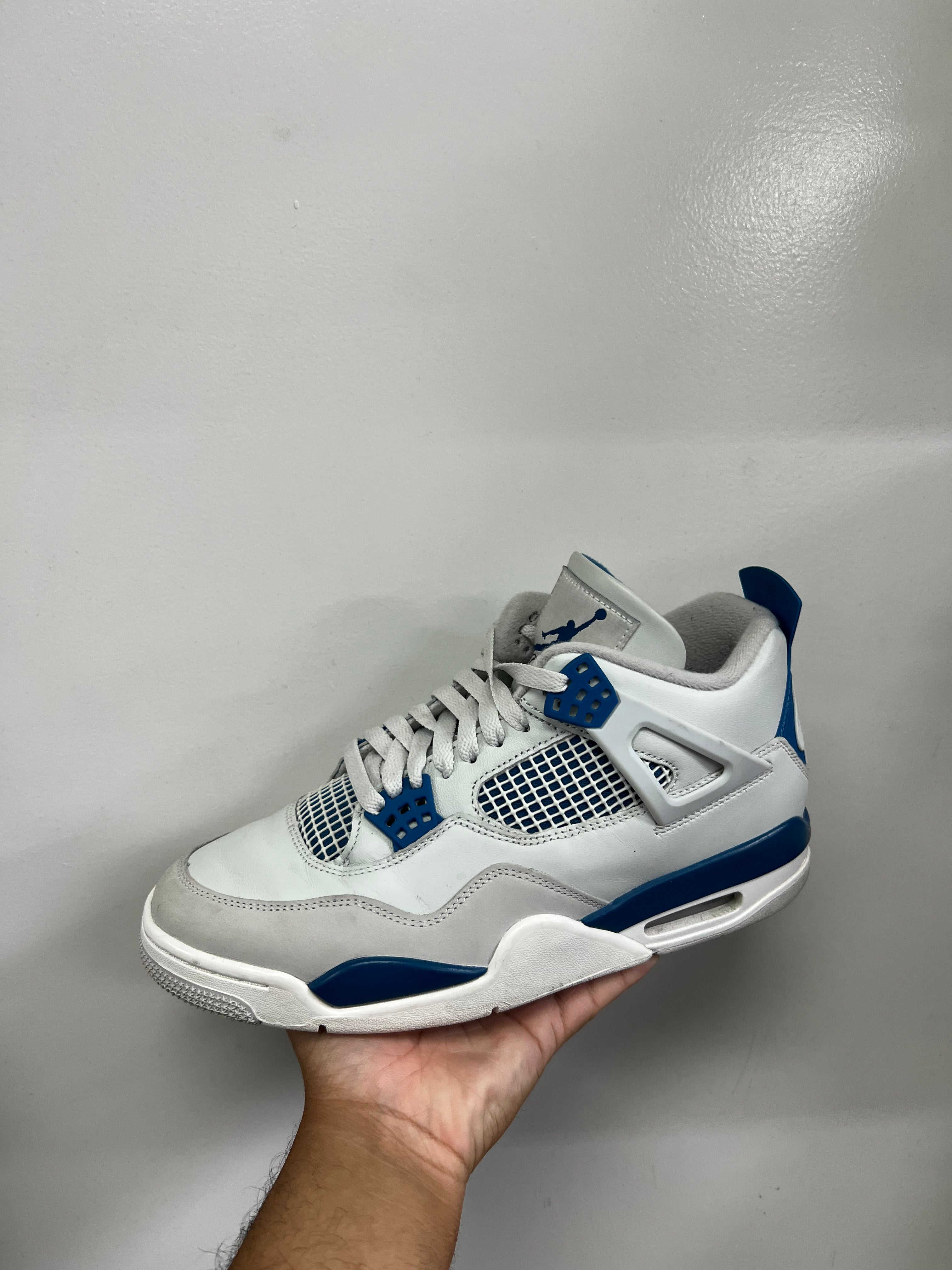 Jordan 4 Military Blue Sneakers