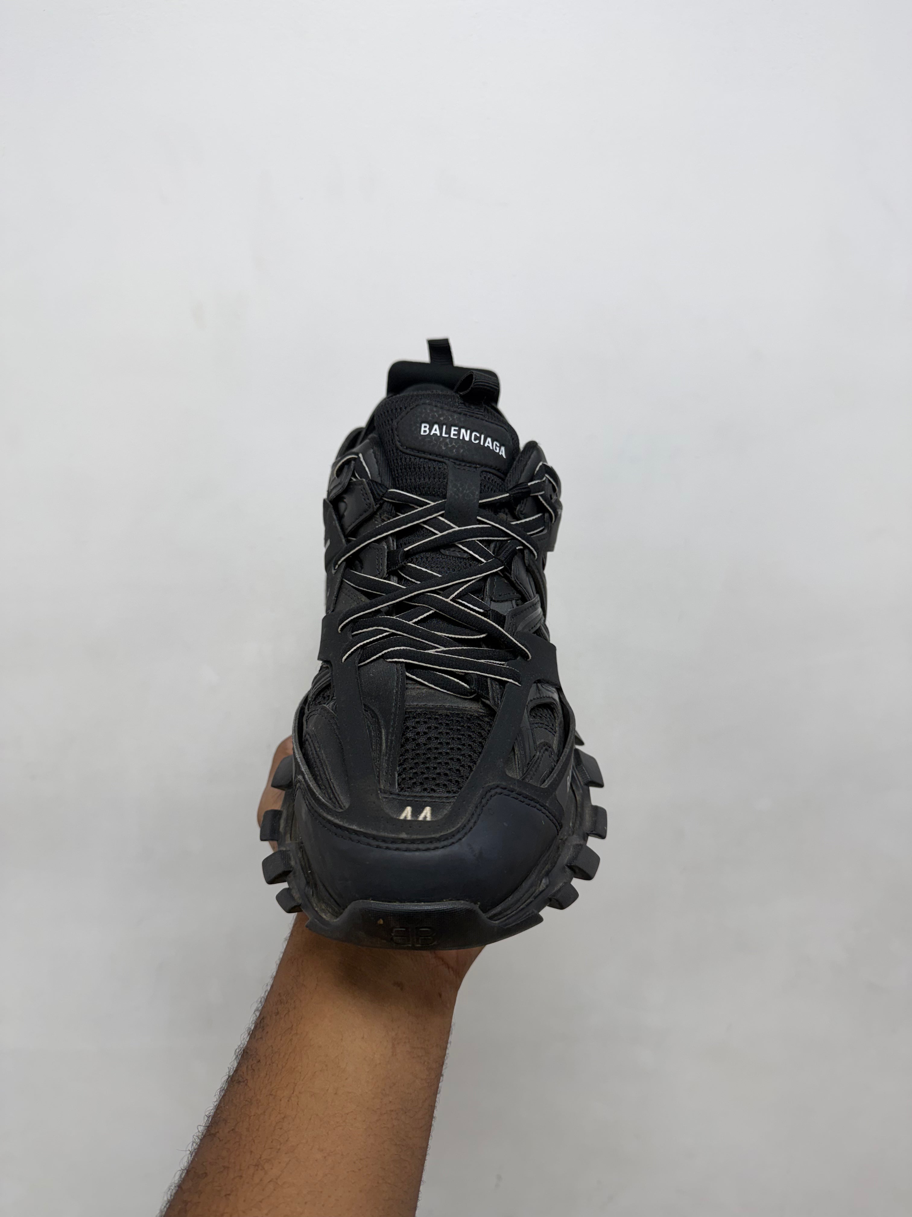 Balenciaga Black Track Runner Sneakers