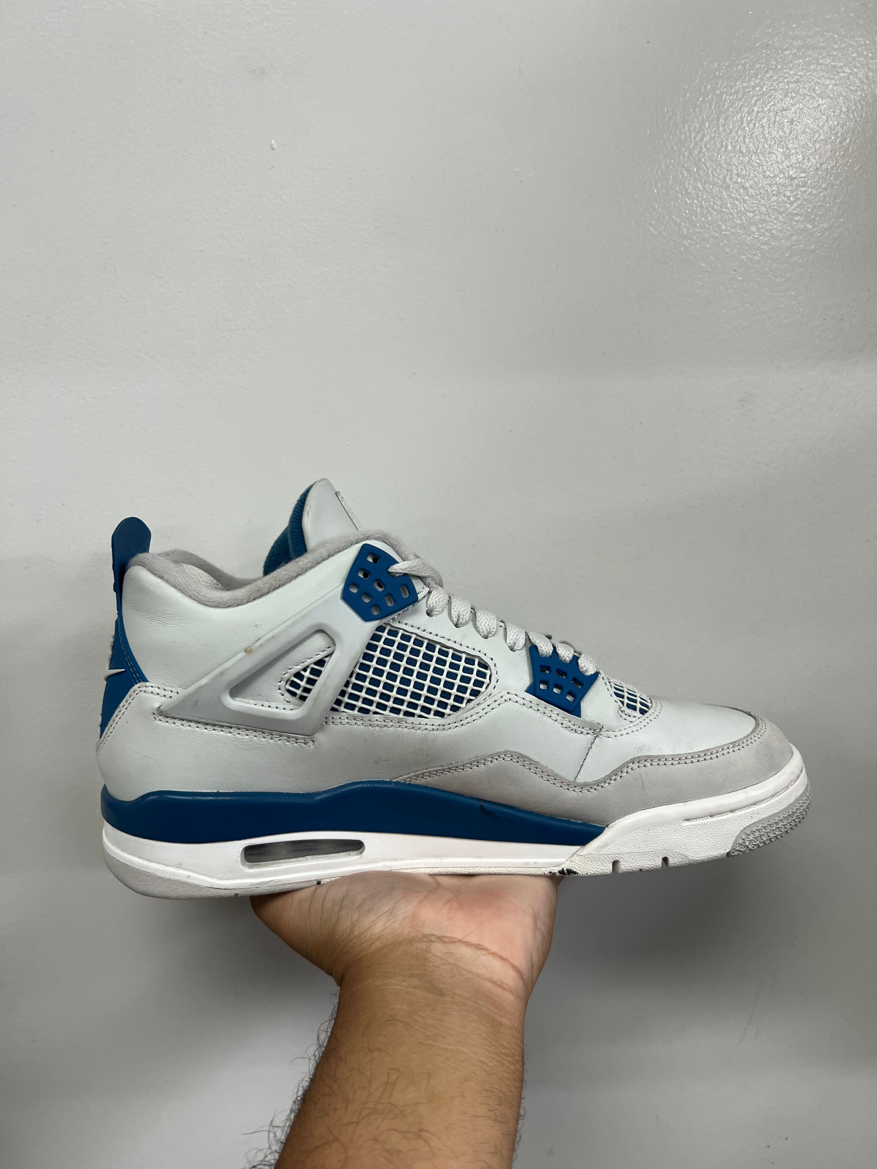 Jordan 4 Military Blue Sneakers