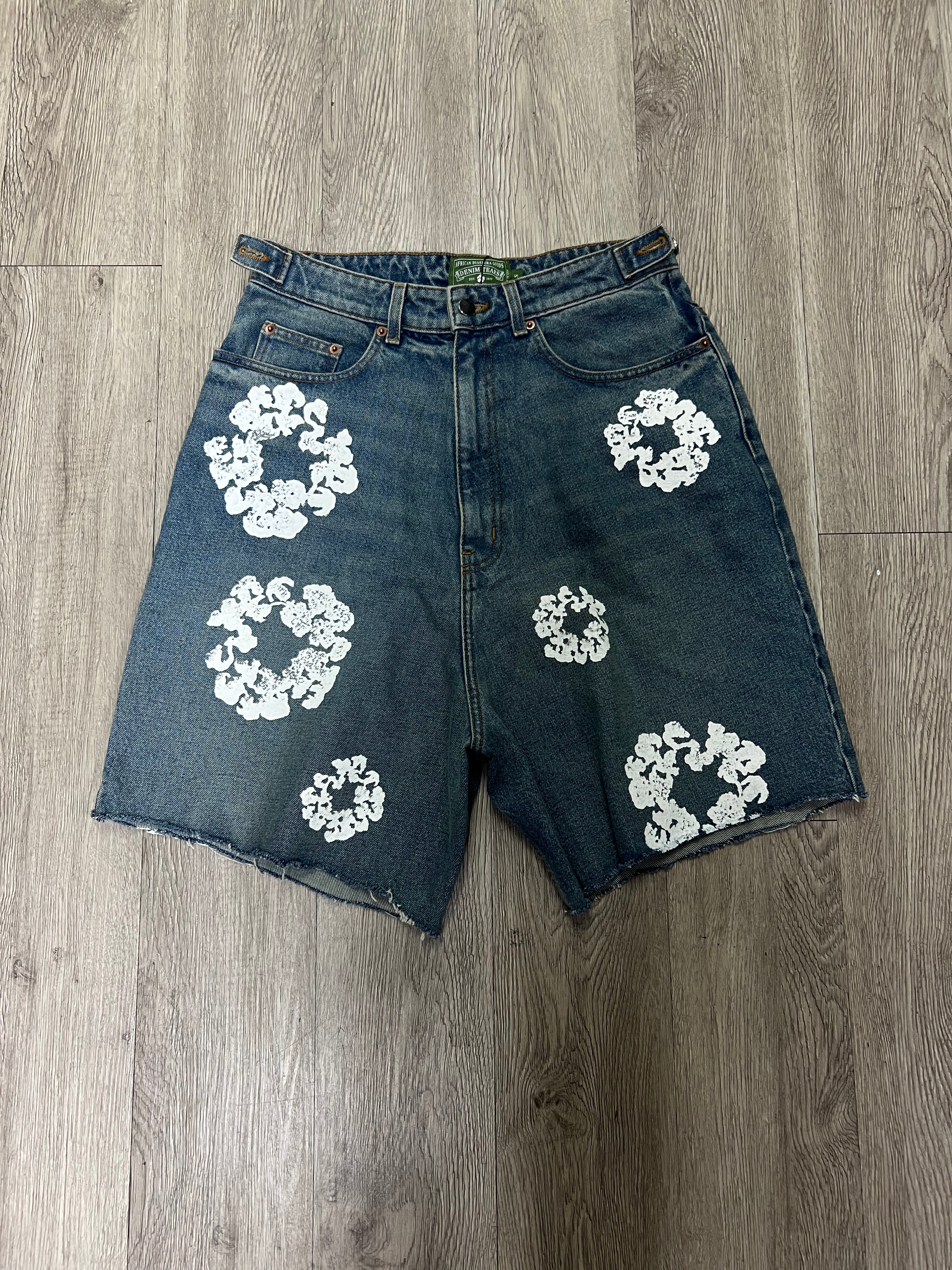 Denim Tears Light Wash Jean Shorts