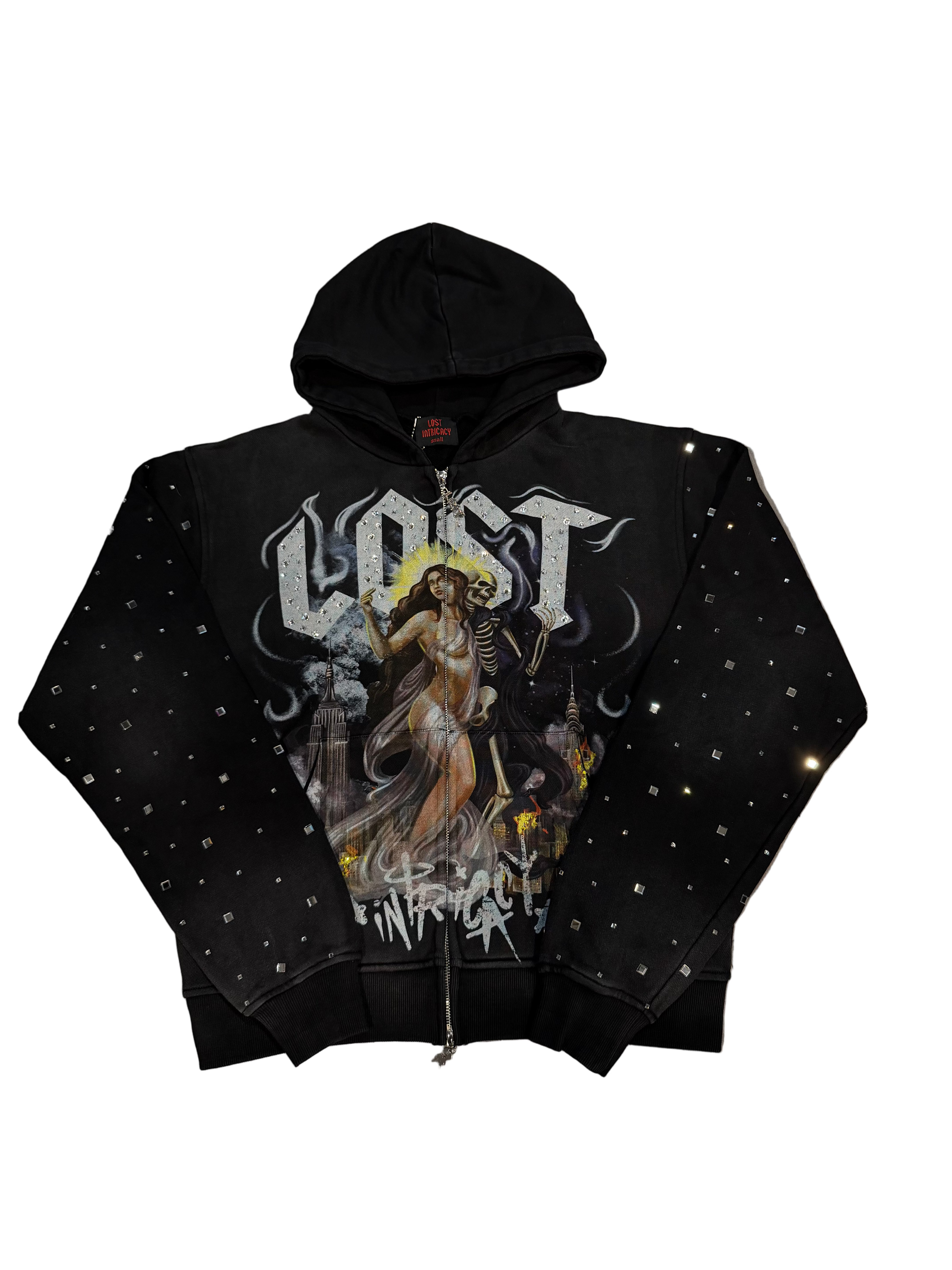 Lost Intricacy 'Afterlife' Black Zip Up Hoodie