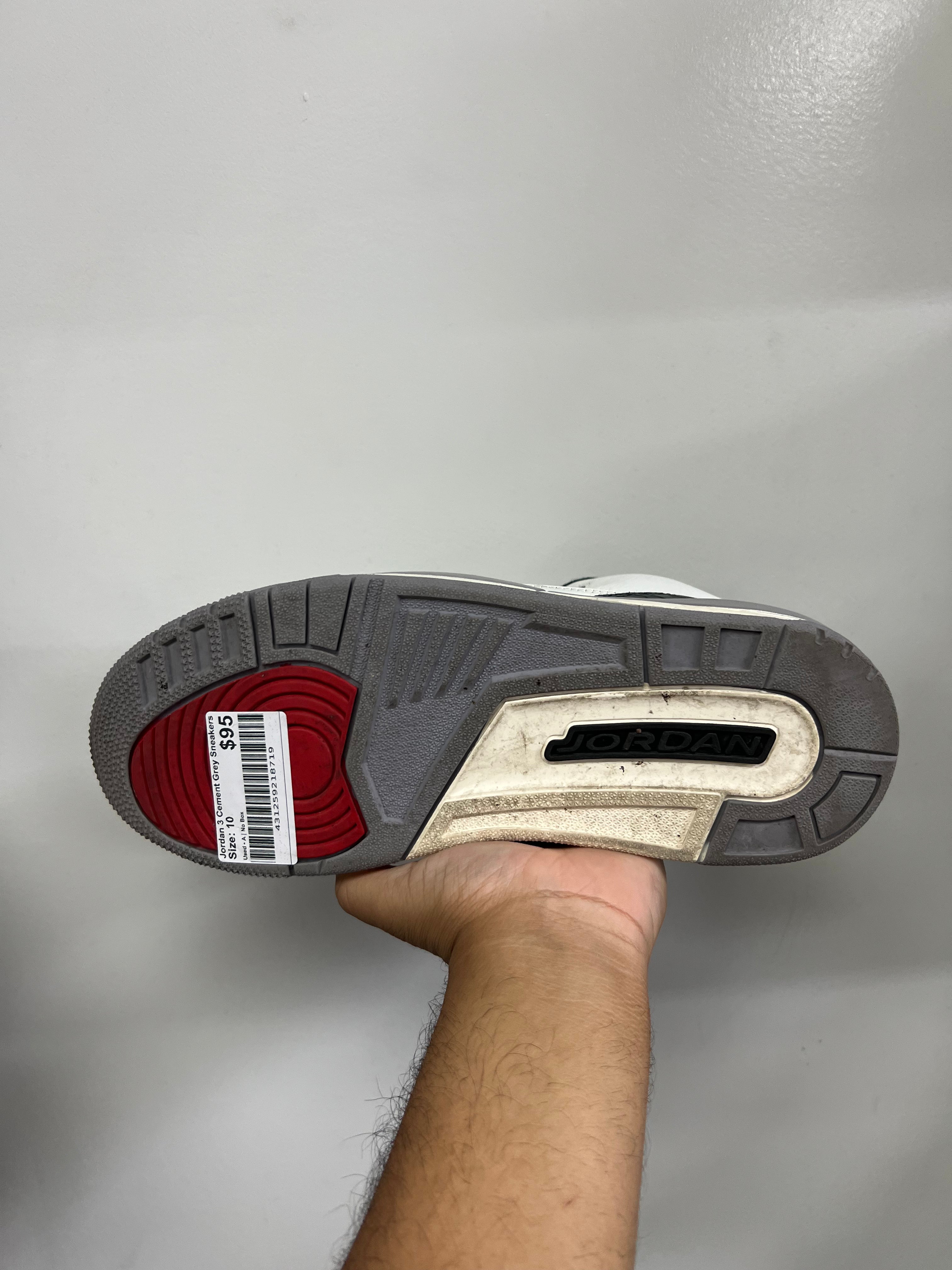 Jordan 3 Cement Grey Sneakers