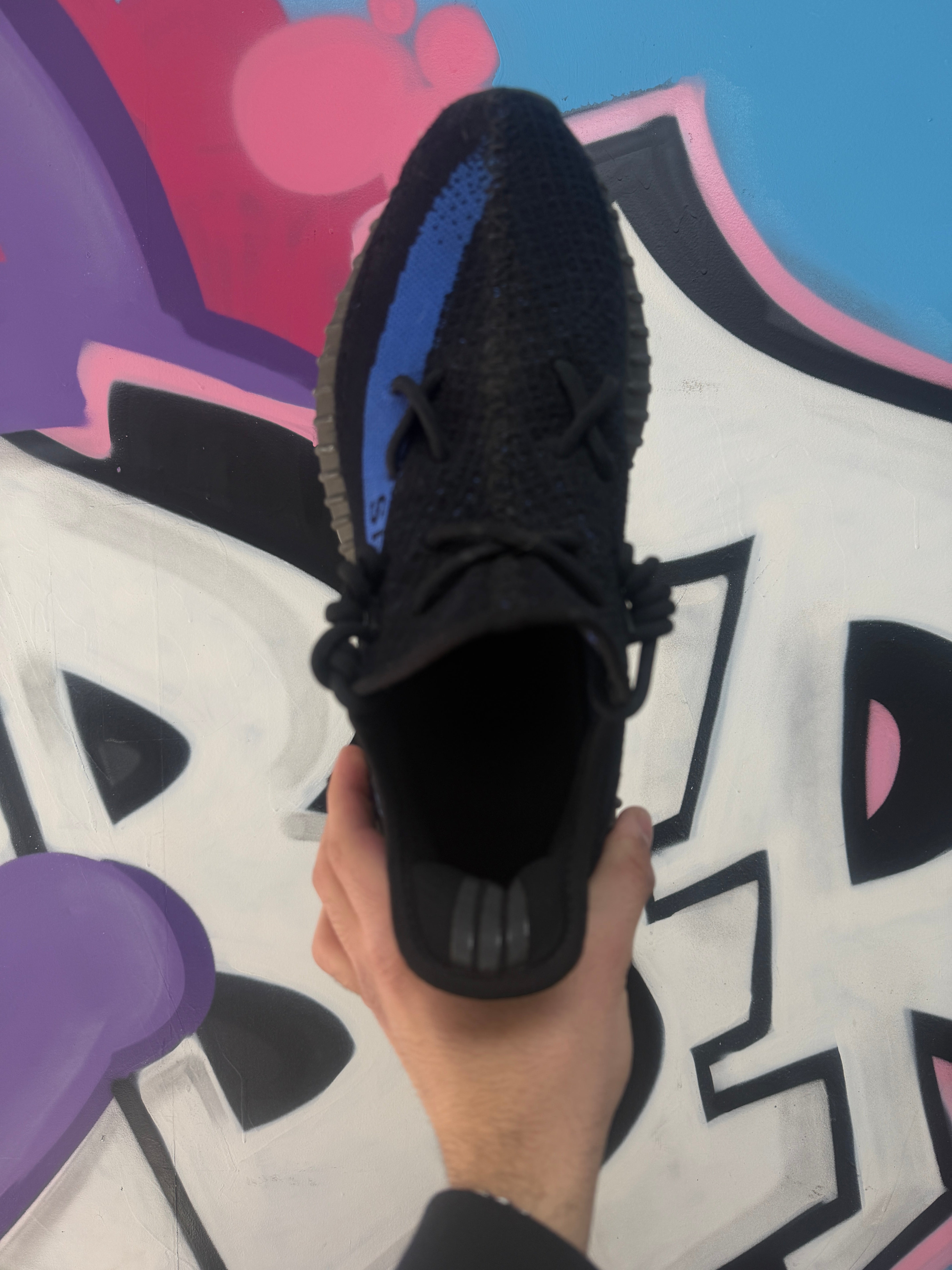 YZY 350 Dazzling Blue Sneakers