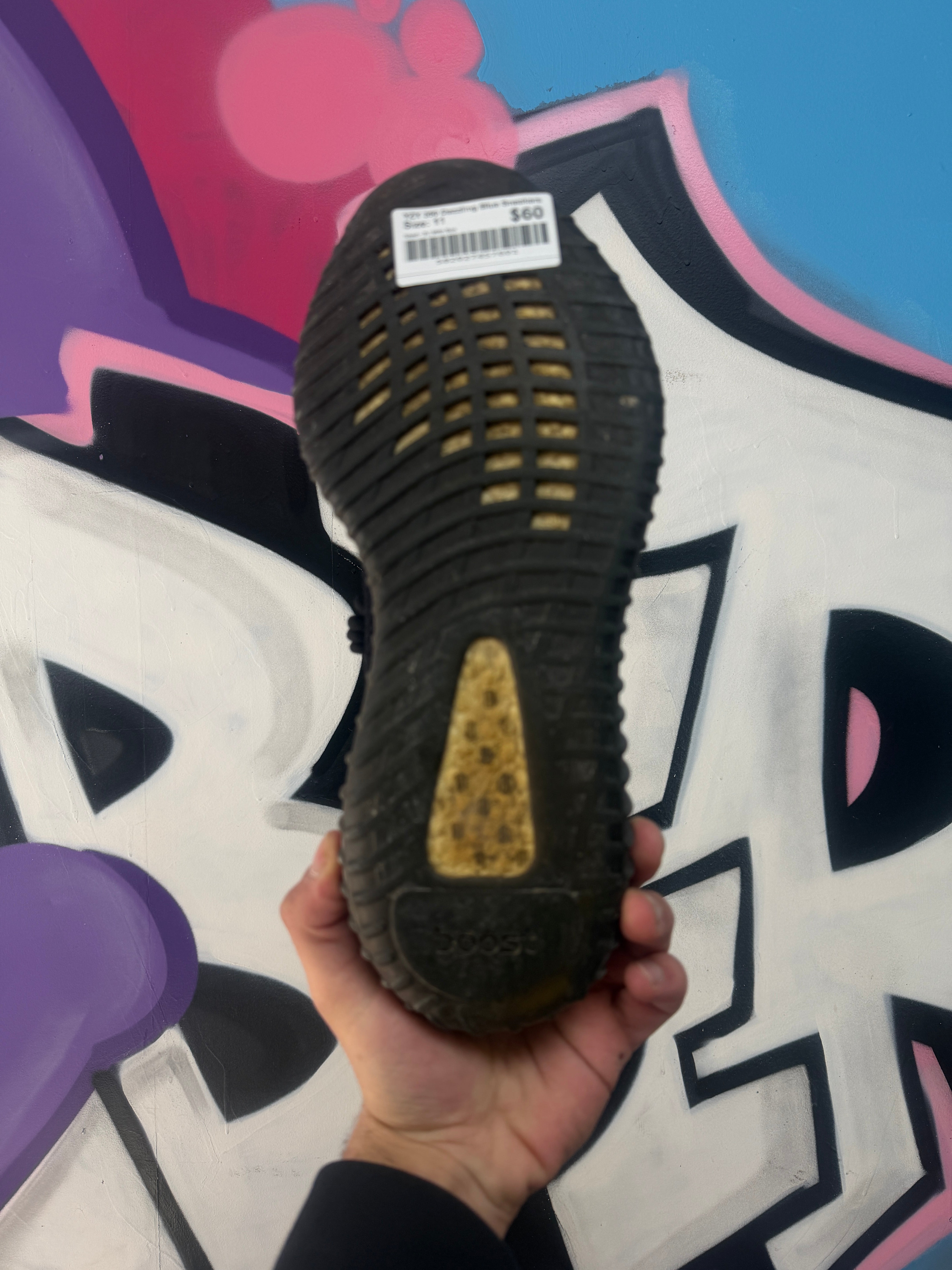 YZY 350 Dazzling Blue Sneakers