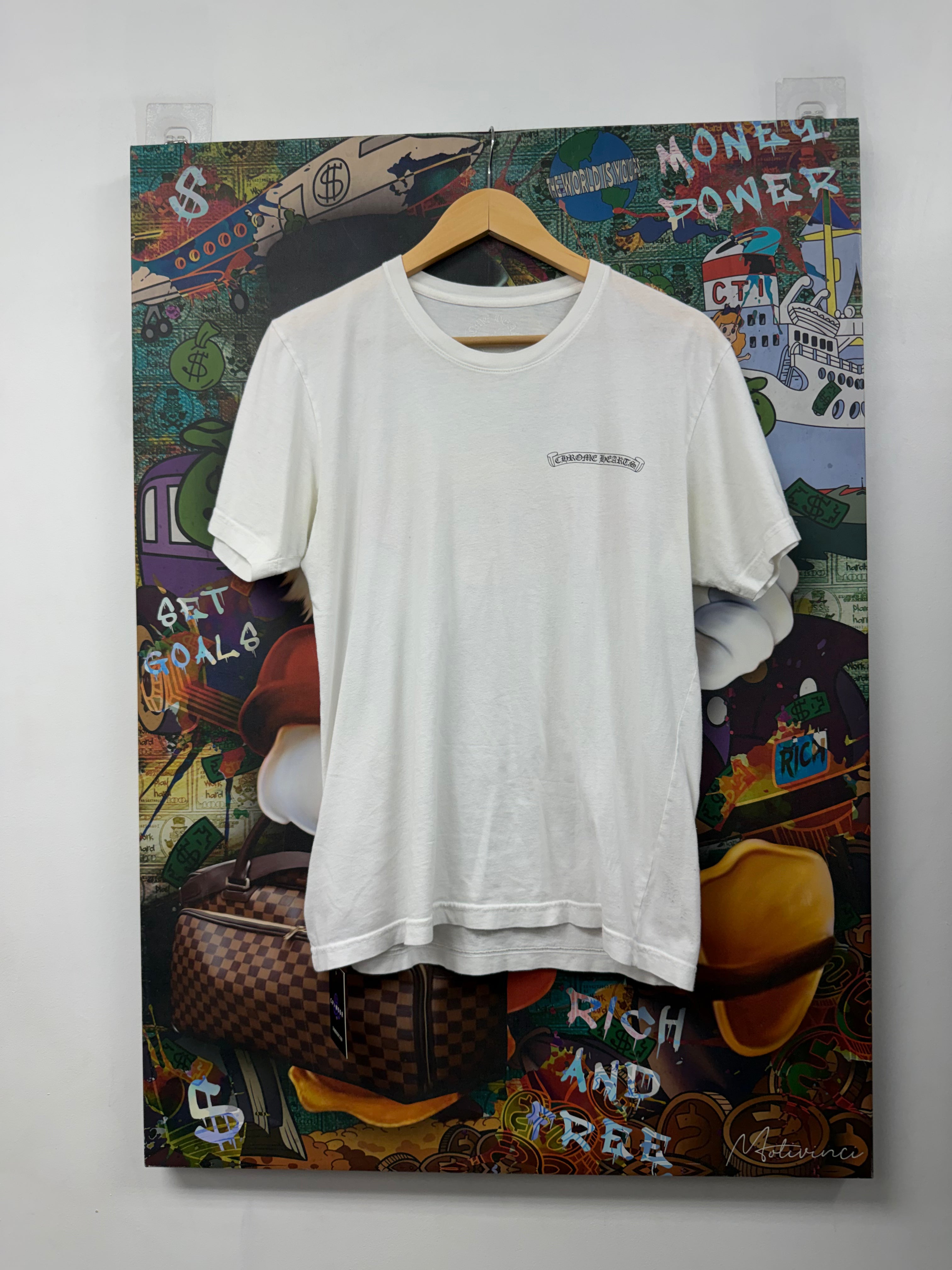 Chrome Hearts White Welcome To Las Vegas Tee