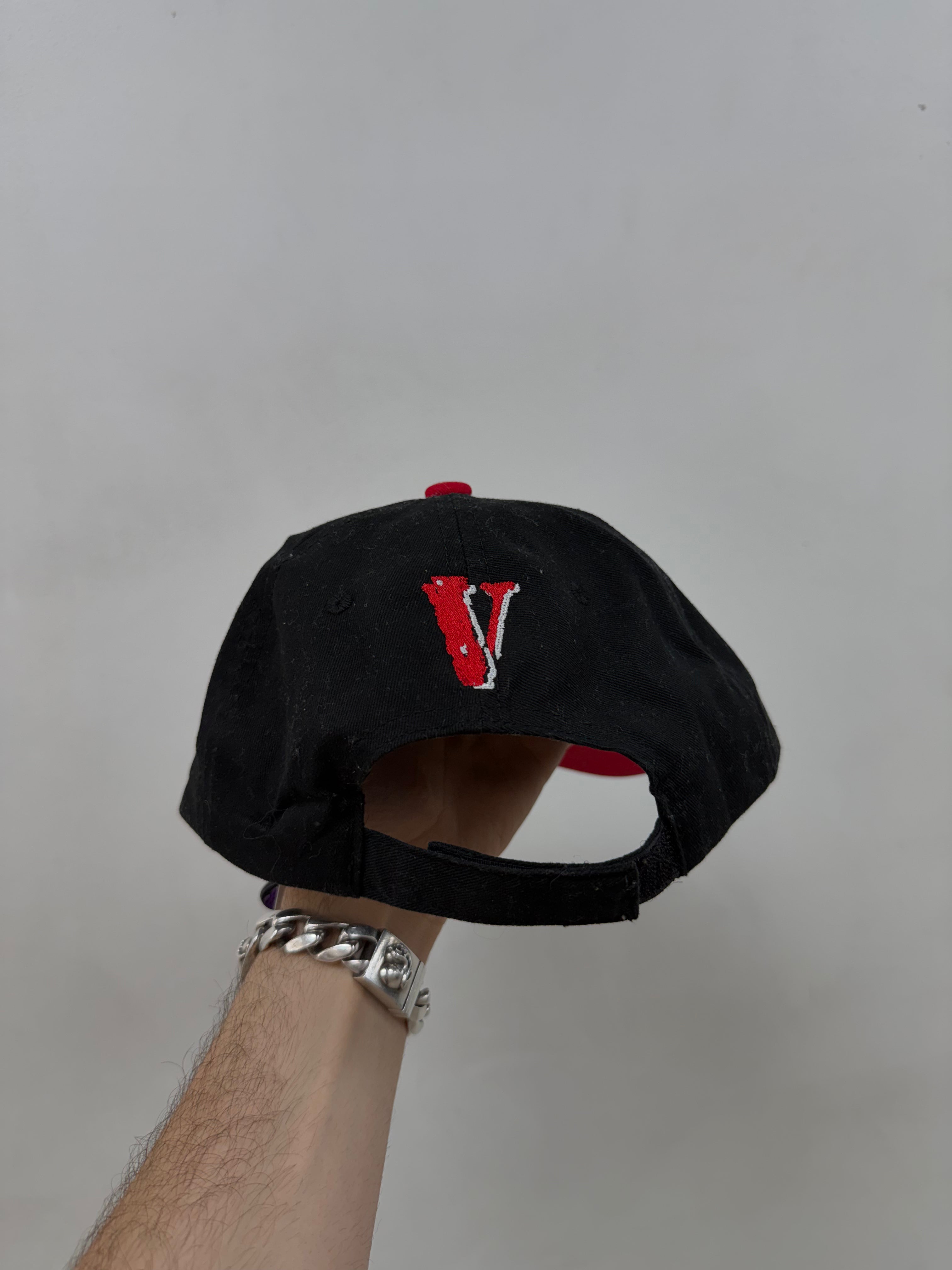 Vlone Black Red Streetweiser Cap