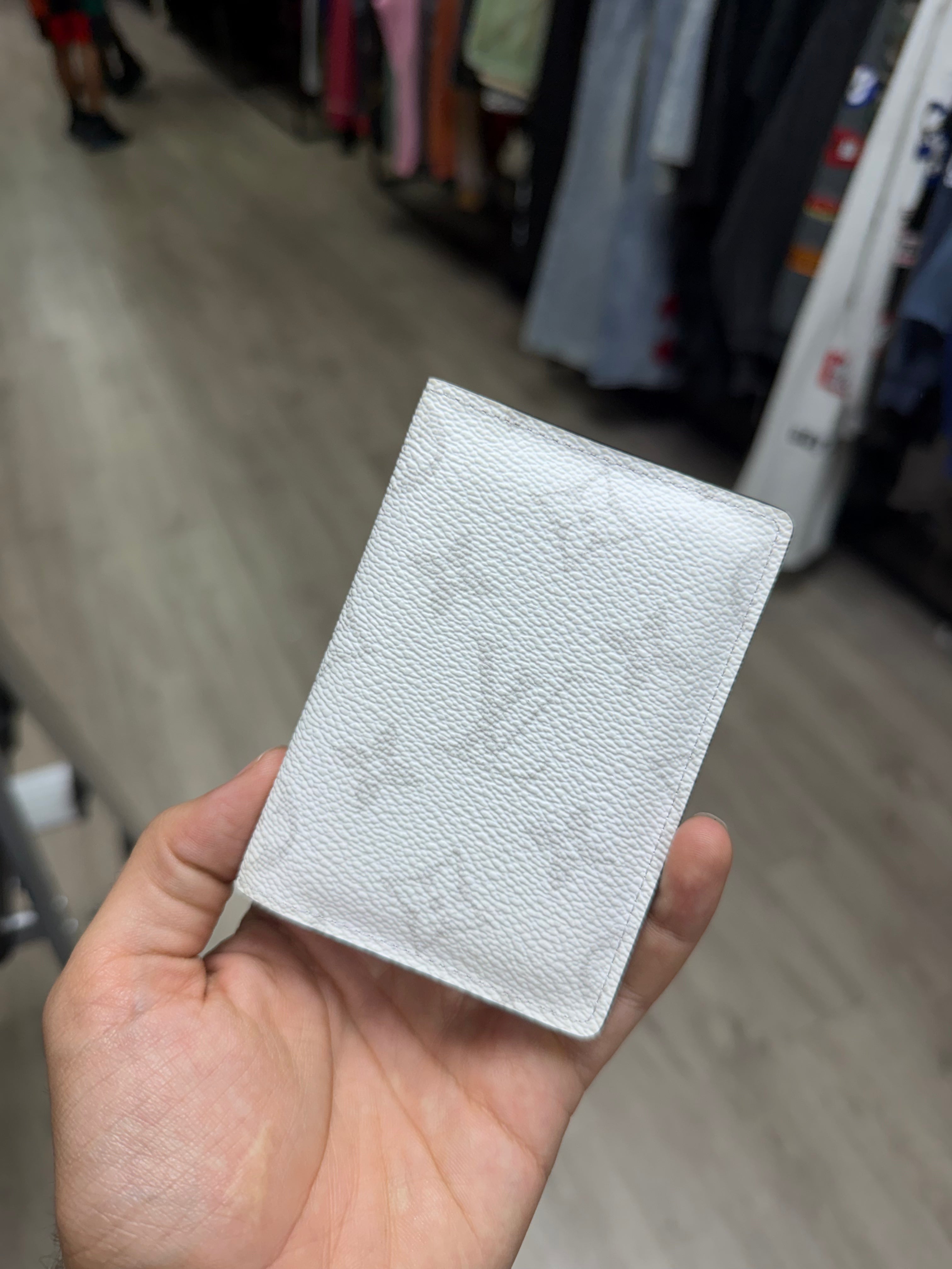 Louis Vuitton White Monogram Bi-Fold Wallet