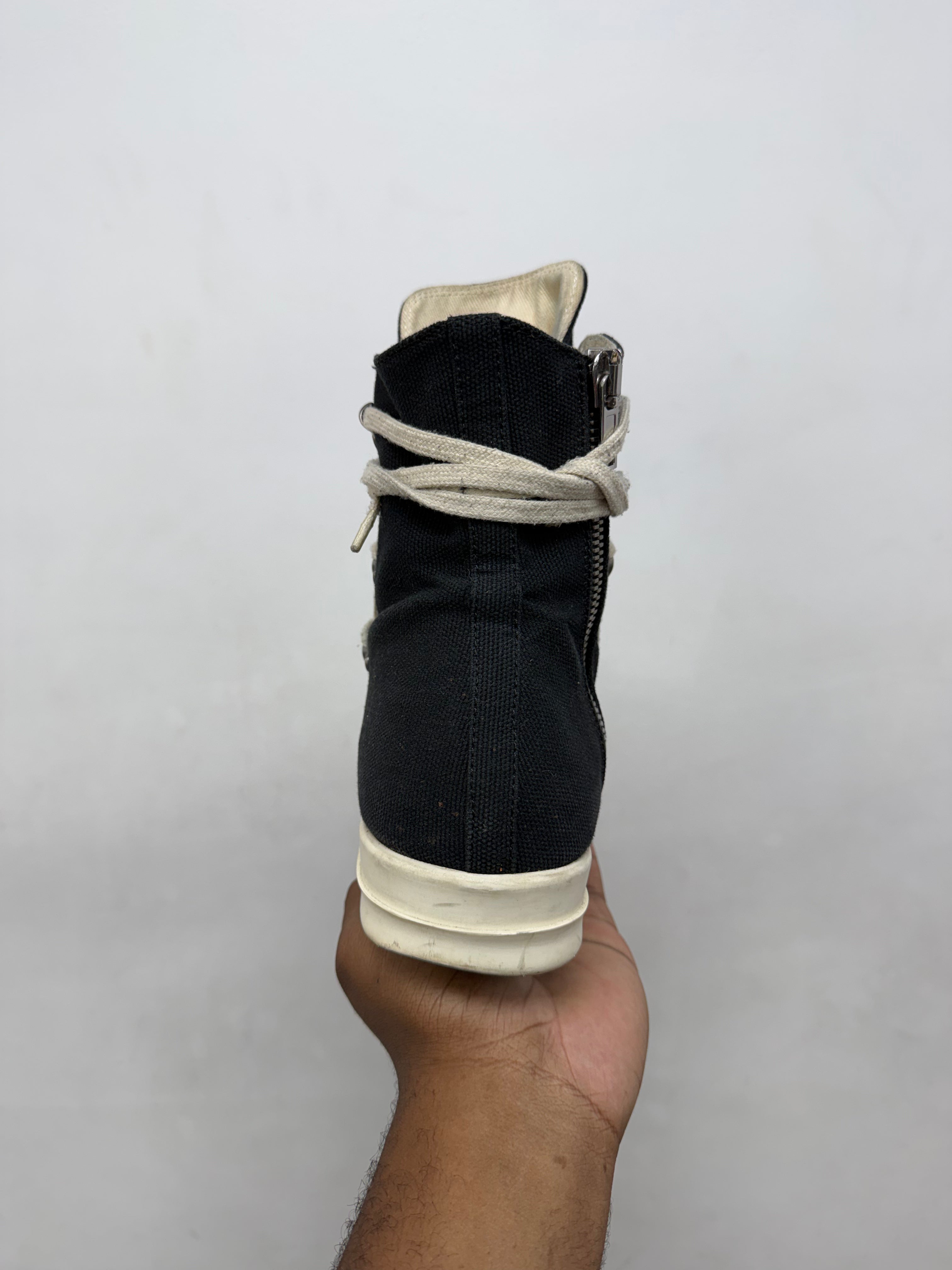 Rick Owens Black Hexa DRKSHDW Hi Sneakers
