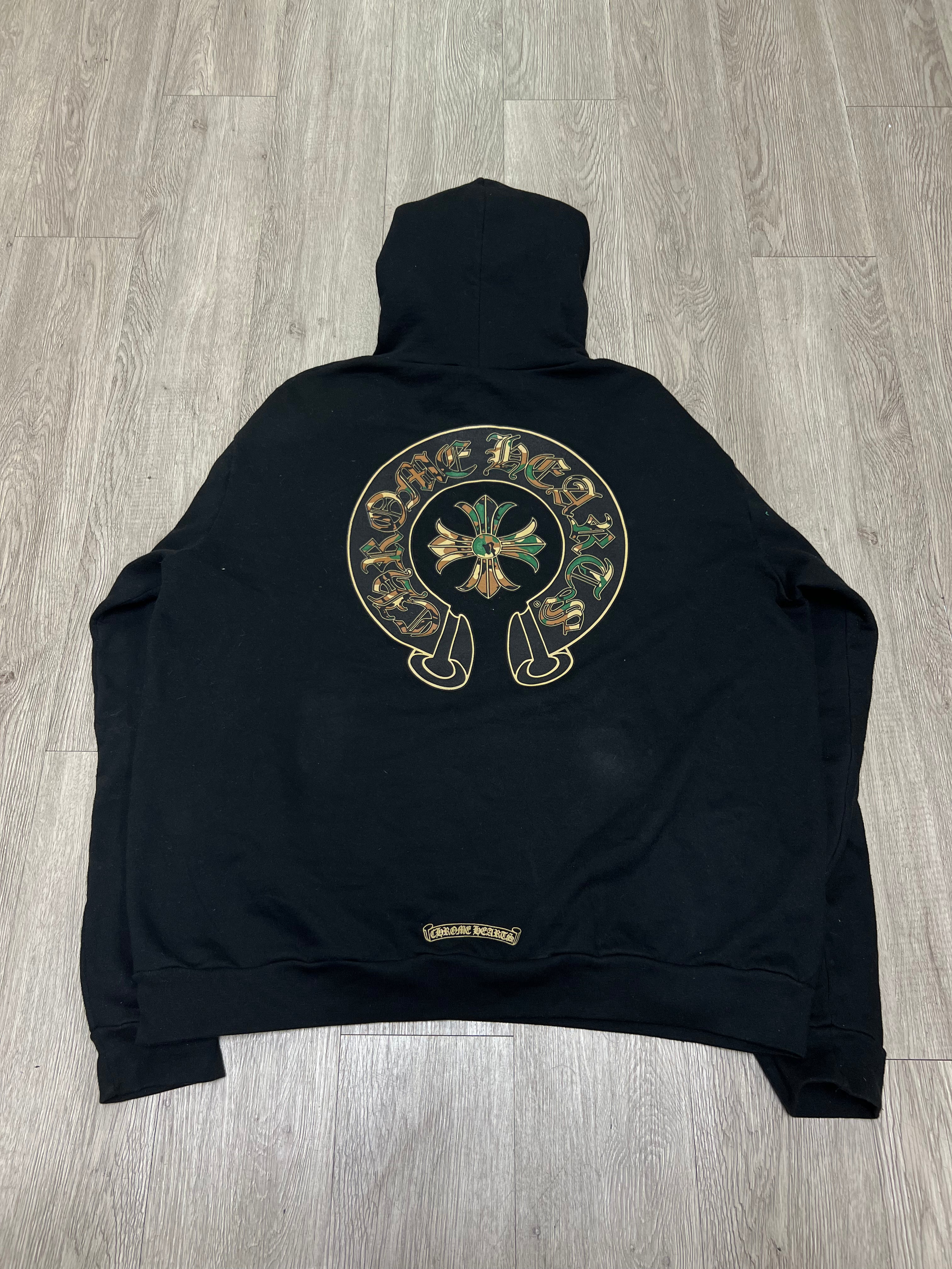Chrome Hearts Black Camo King Taco Hoodie