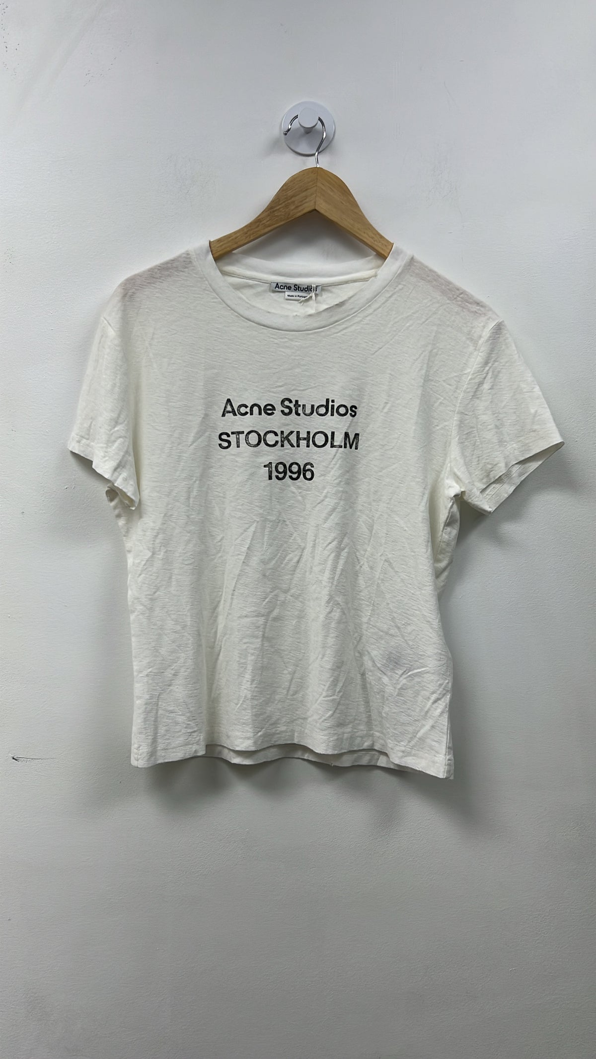 Acne Studios White 1996 Stockholm Tee