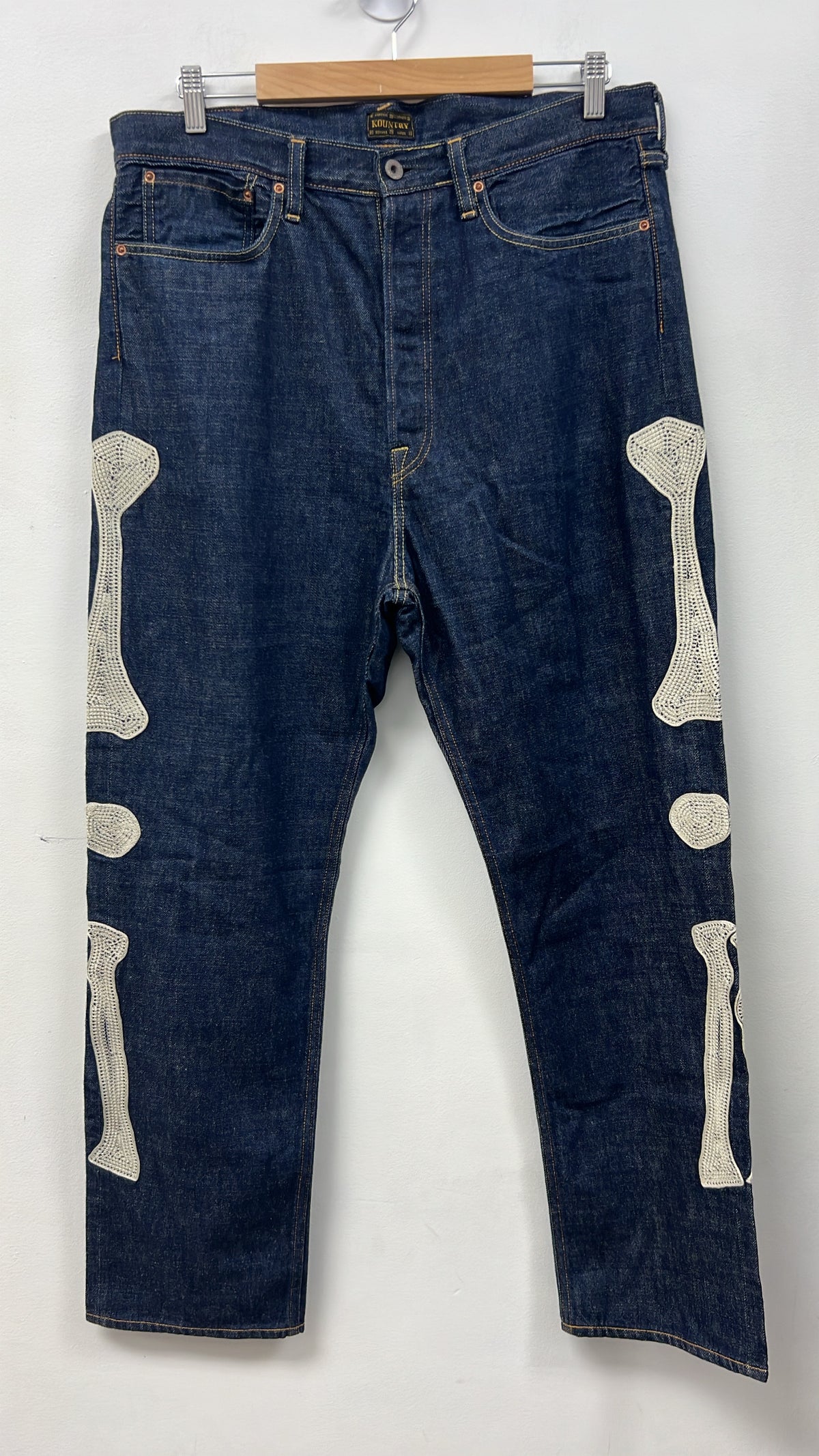 Kapital Navy Bone Jeans