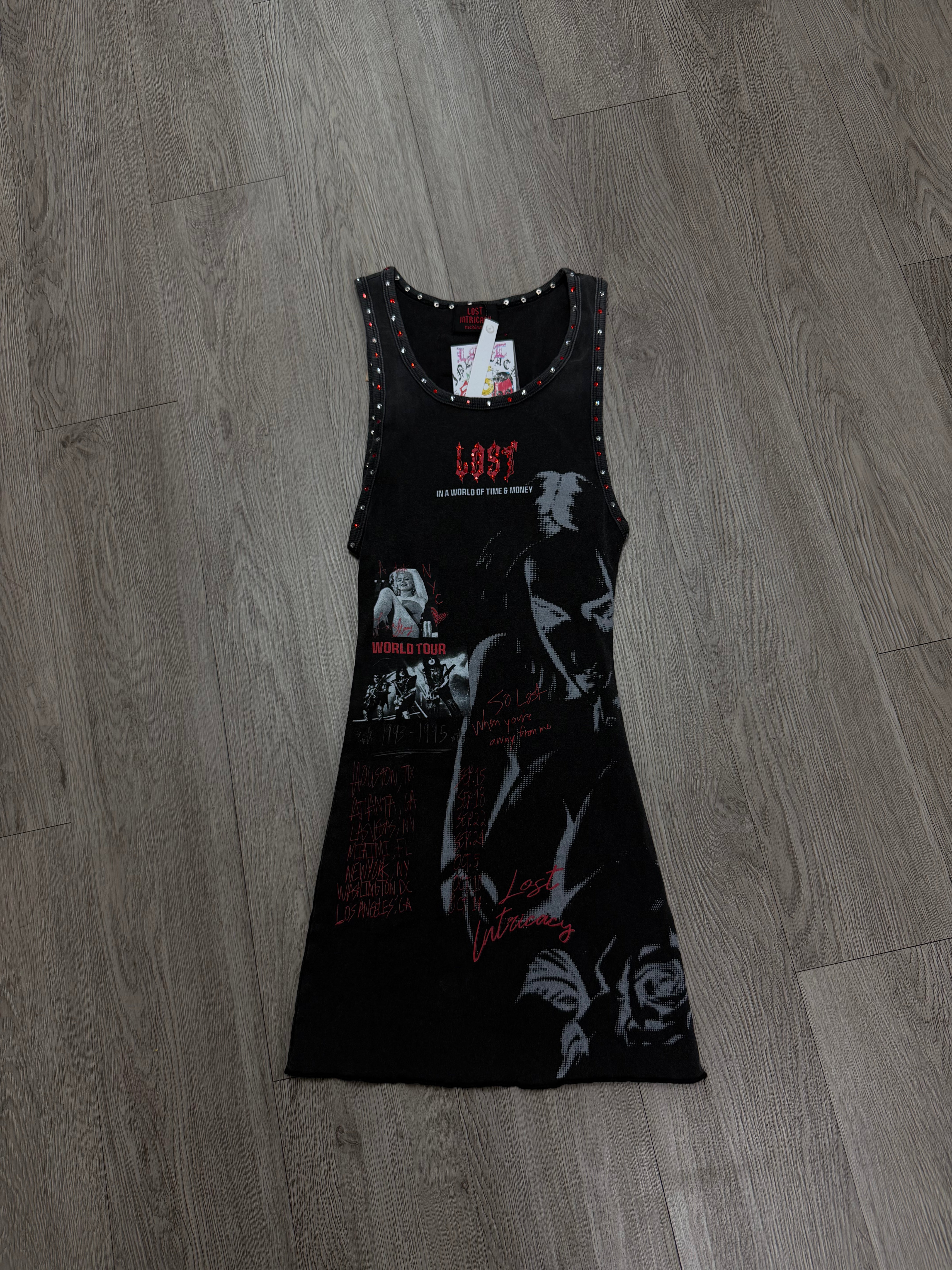 Lost Intricacy 'Broken Hearts' Black Dress