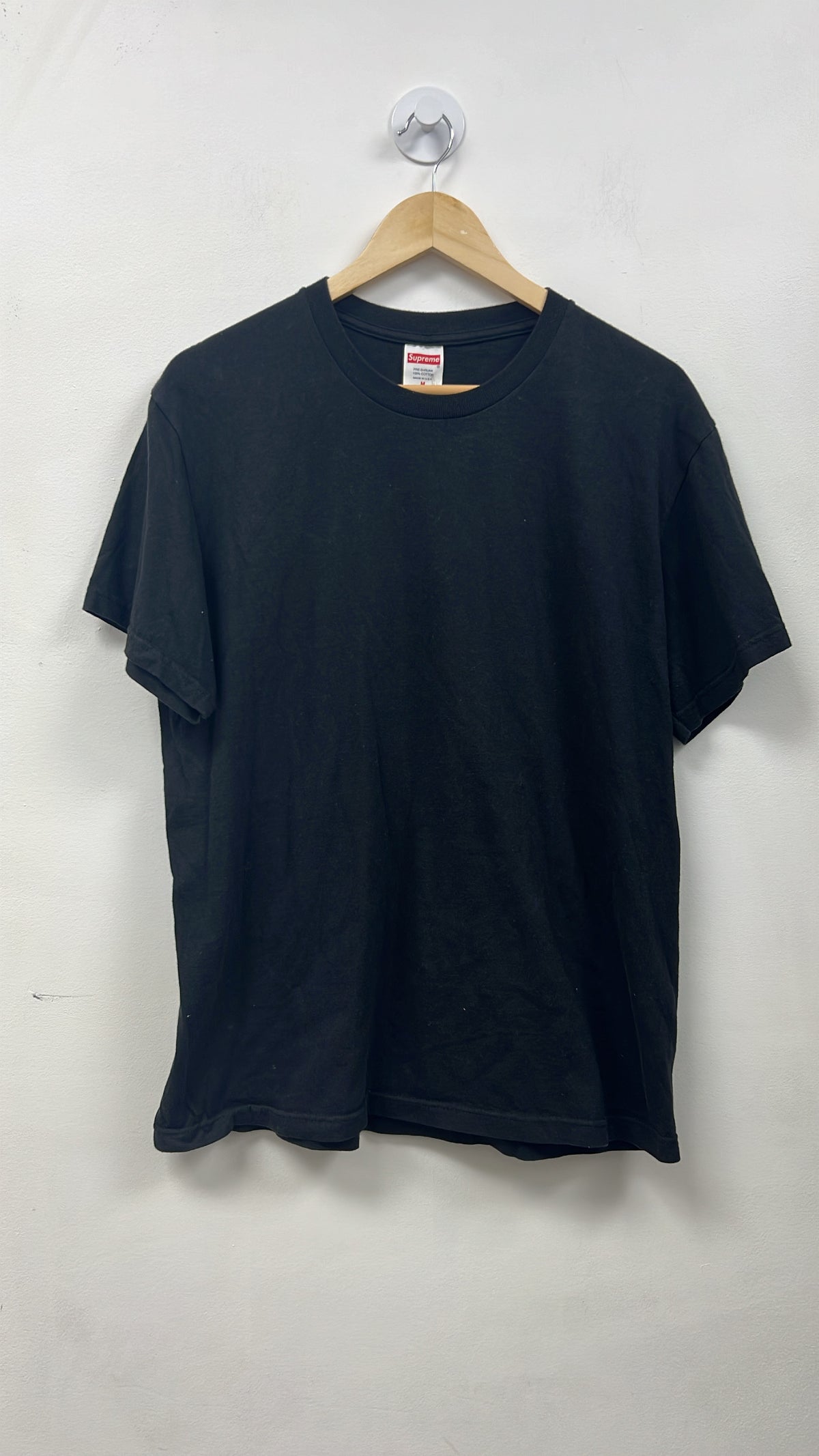 Supreme Black Backwards Tee