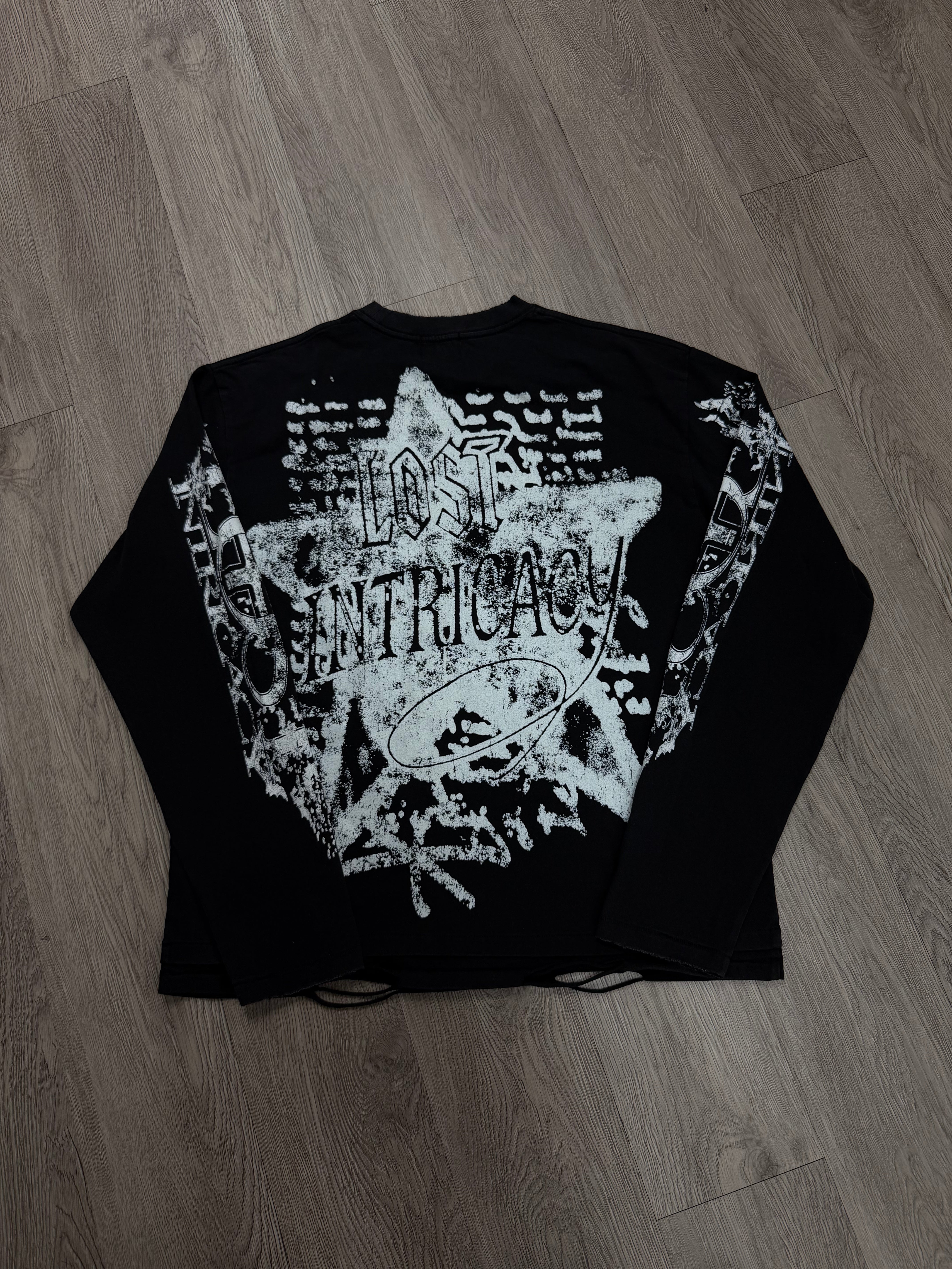 Lost Intricacy 'Lostbourne' Black LS Tee