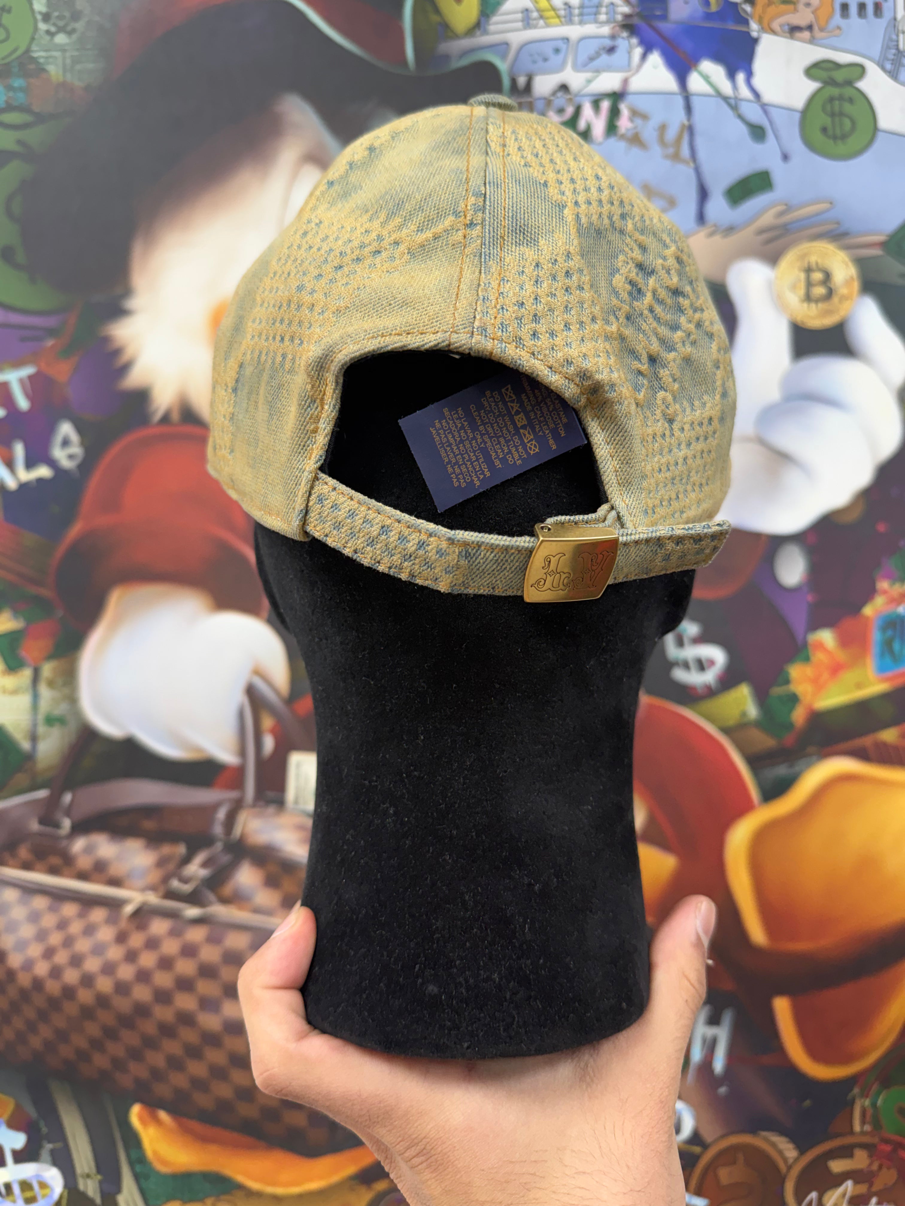 Louis Vuitton Washed 3D Denim Hat