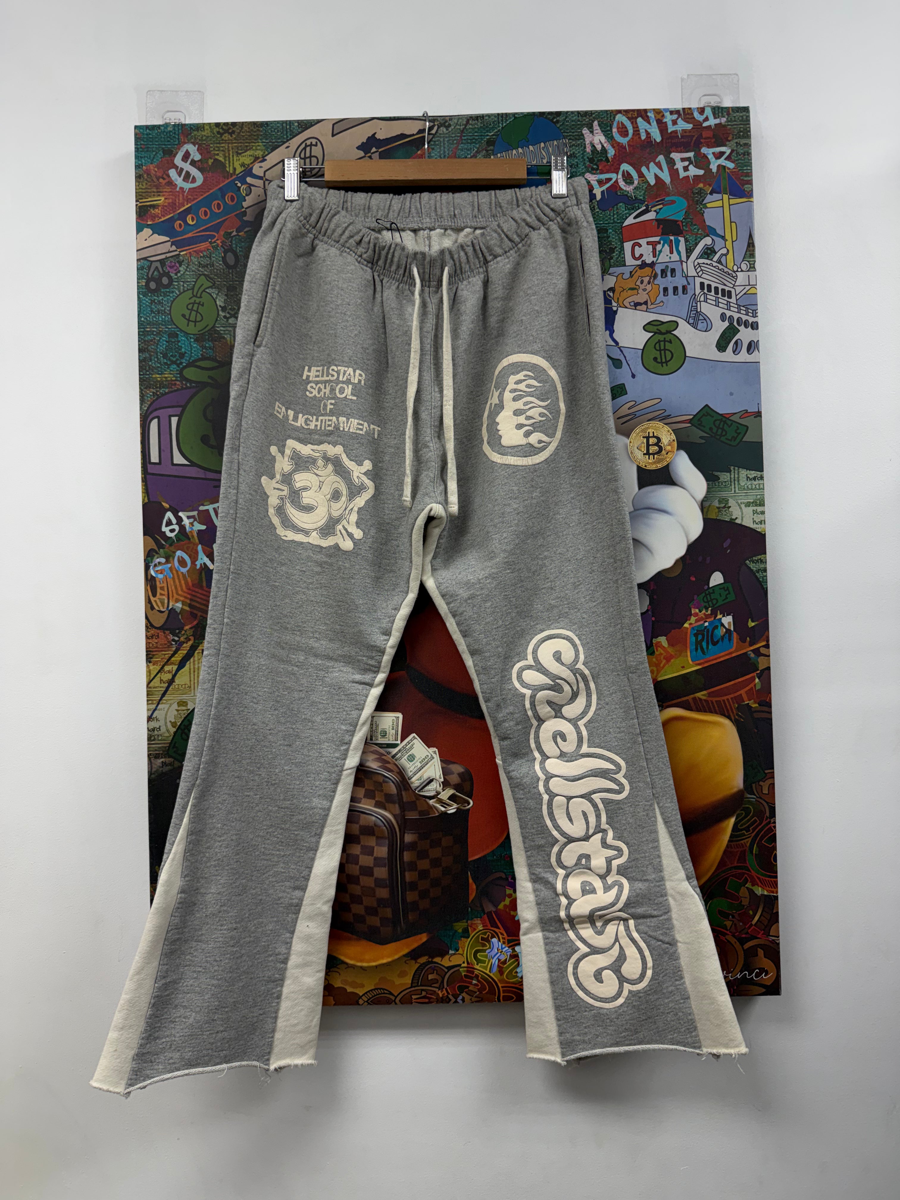 Hellstar Grey Yoga Sweats