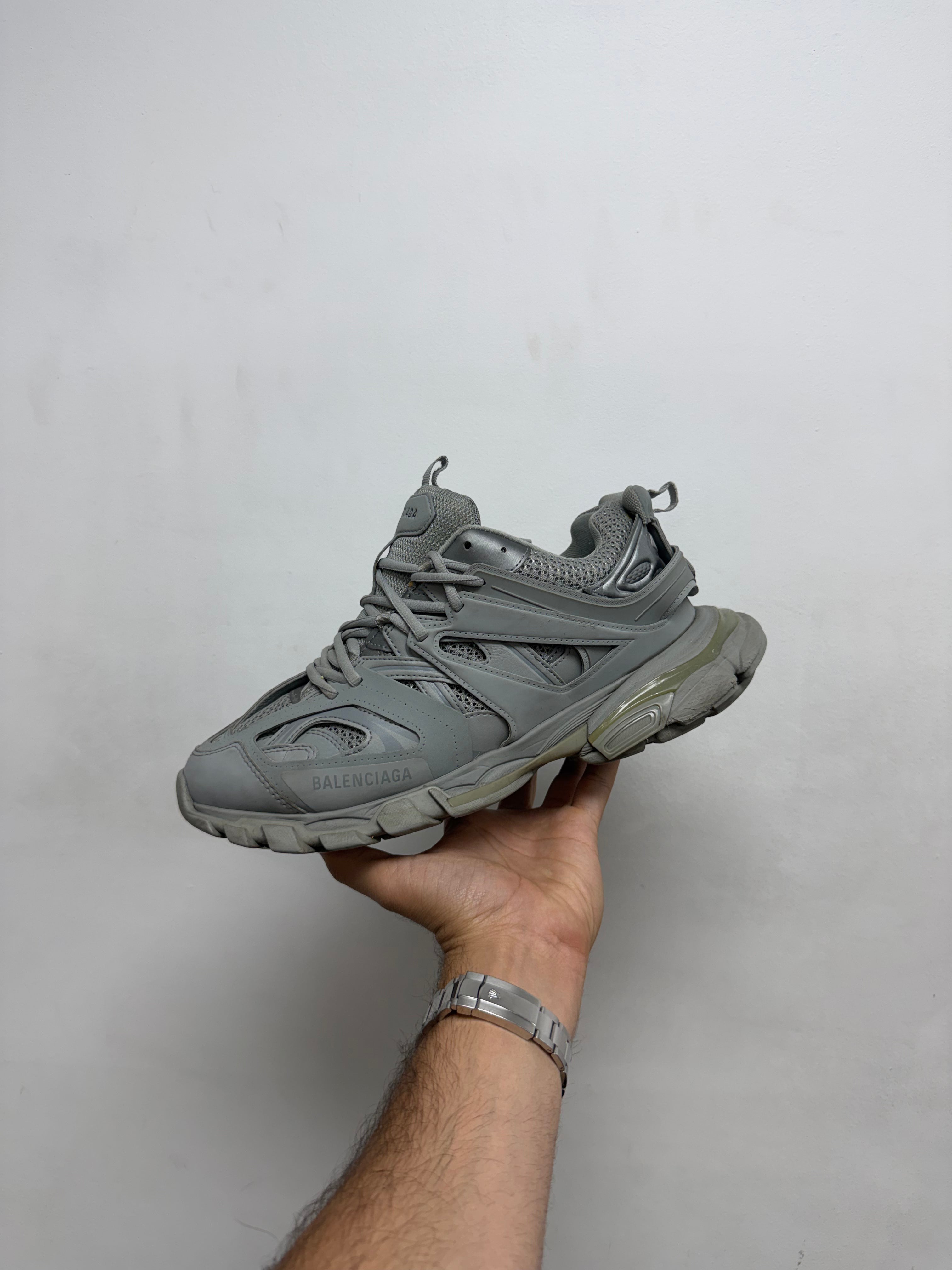 Balenciaga Grey Track Runner Sneakers