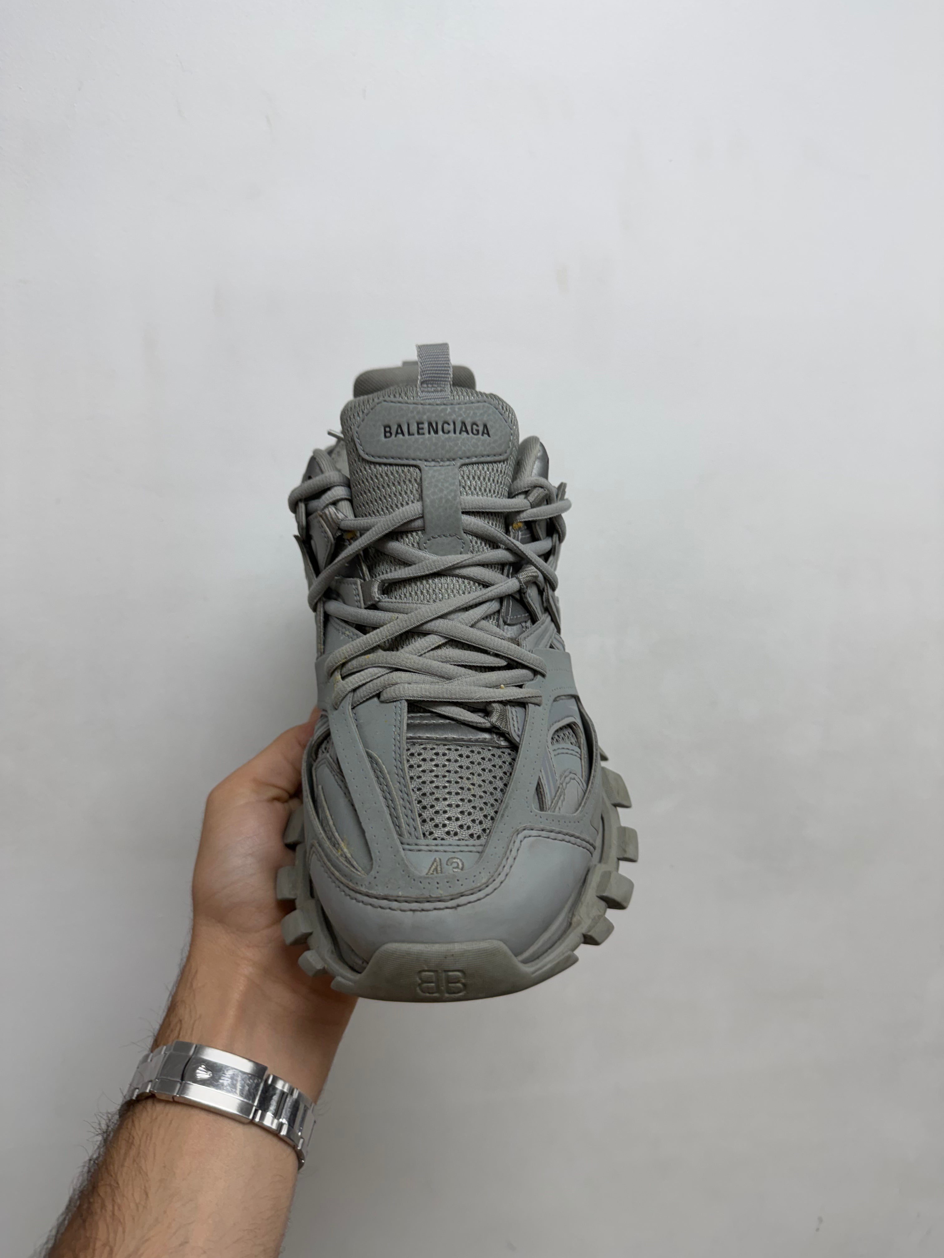 Balenciaga Grey Track Runner Sneakers