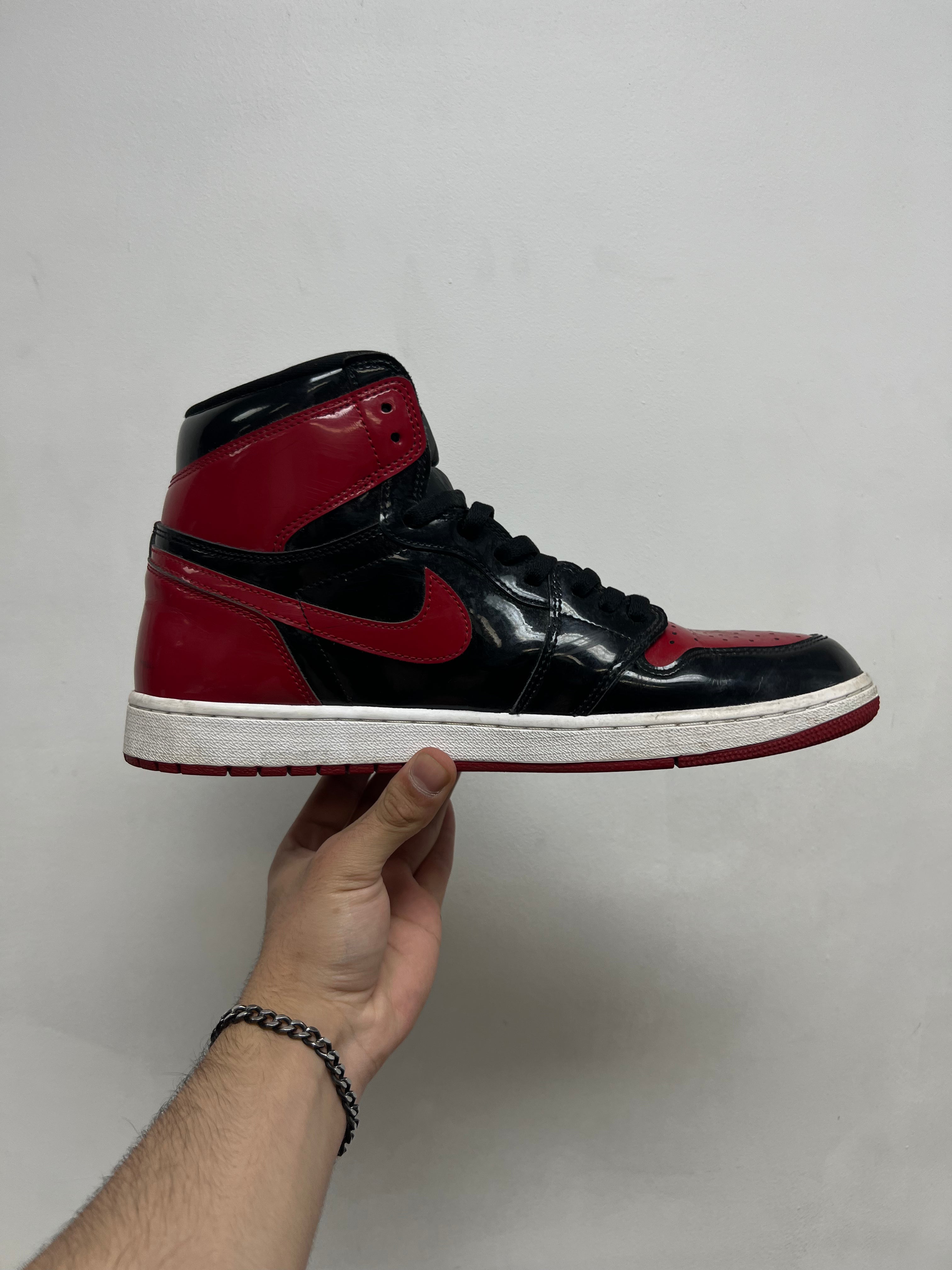 Jordan 1 Patent Bred Sneakers