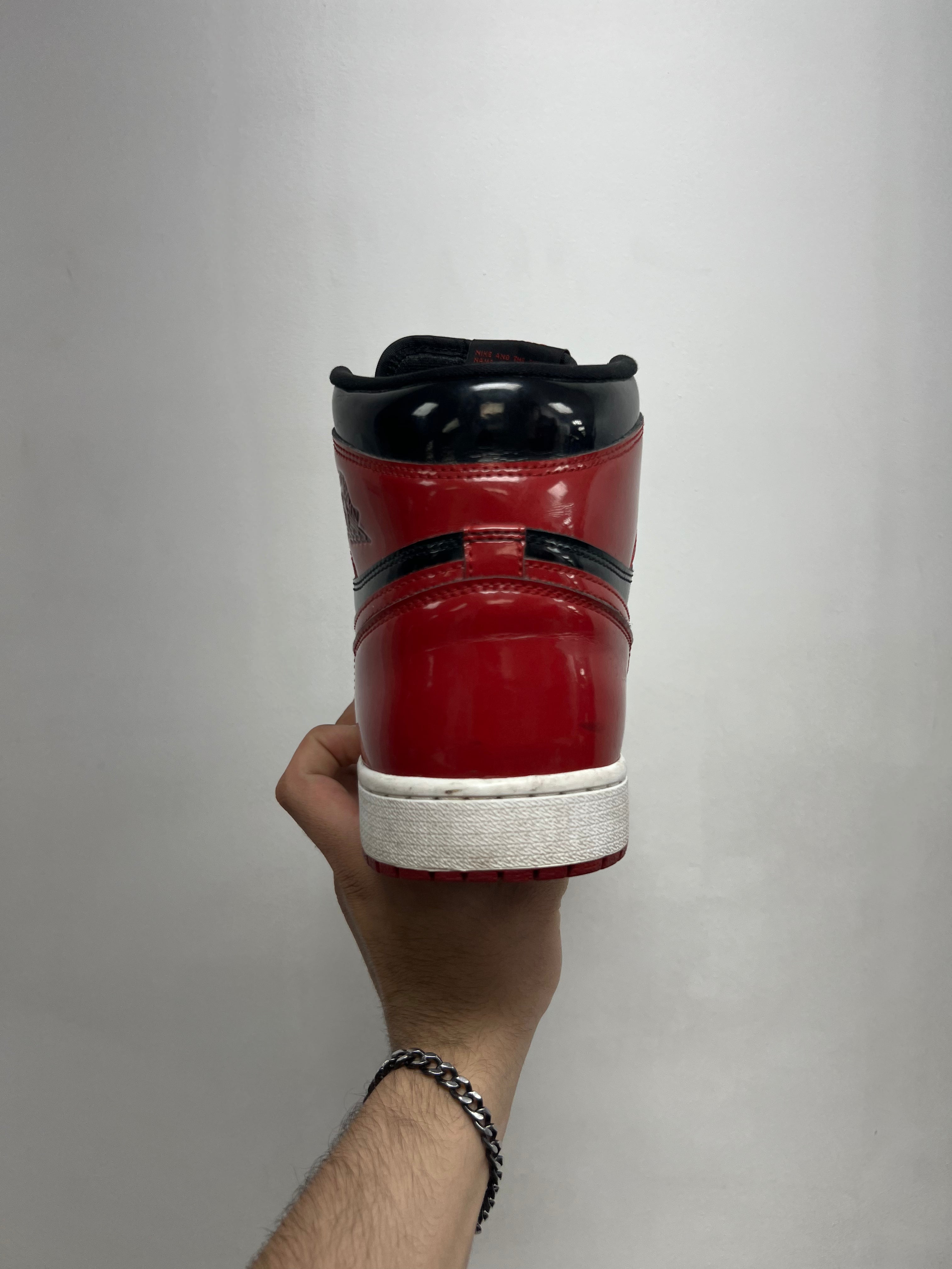 Jordan 1 Patent Bred Sneakers
