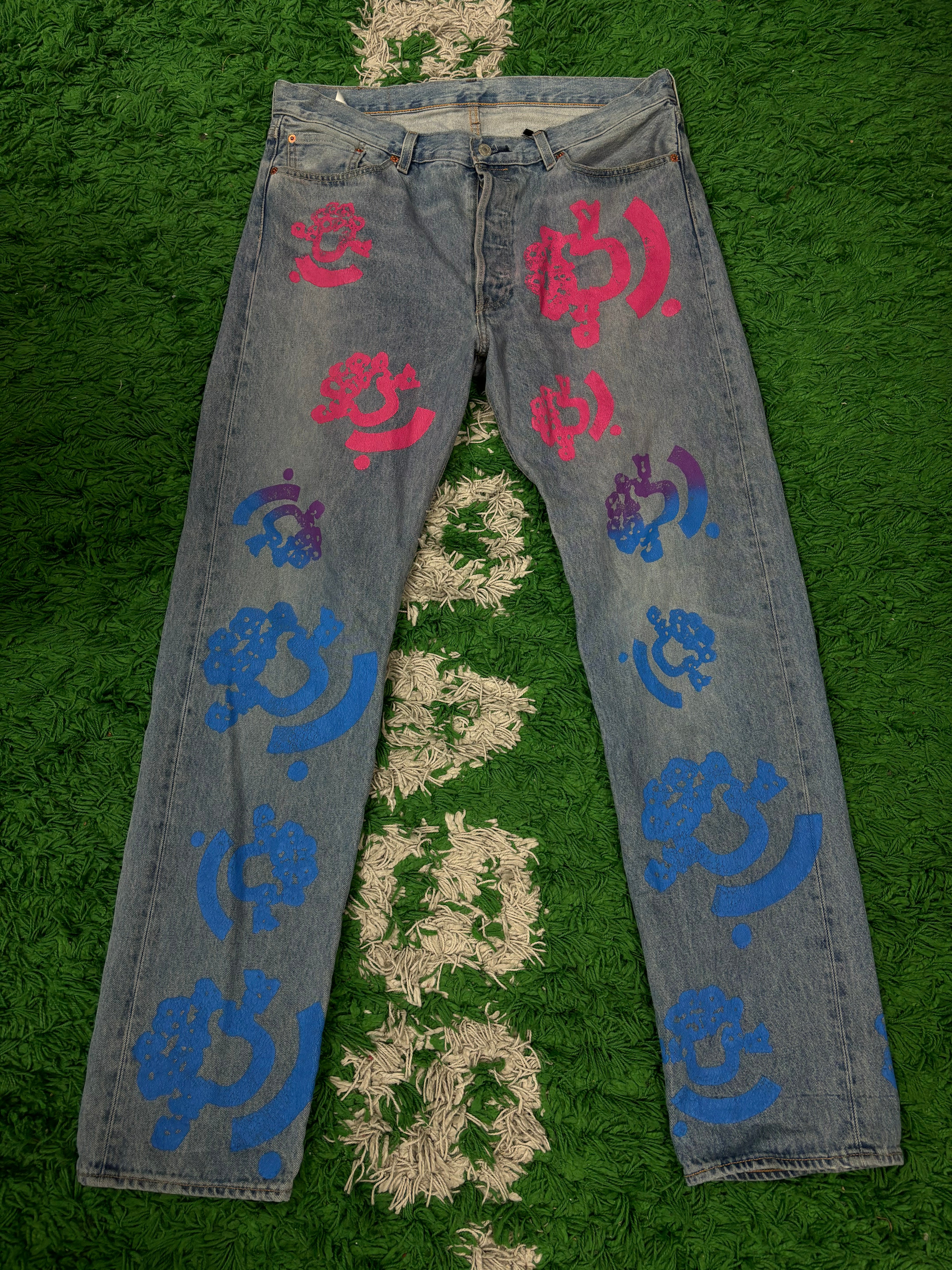 Denim Tears Jeans Light Wash BSTROY Used 36