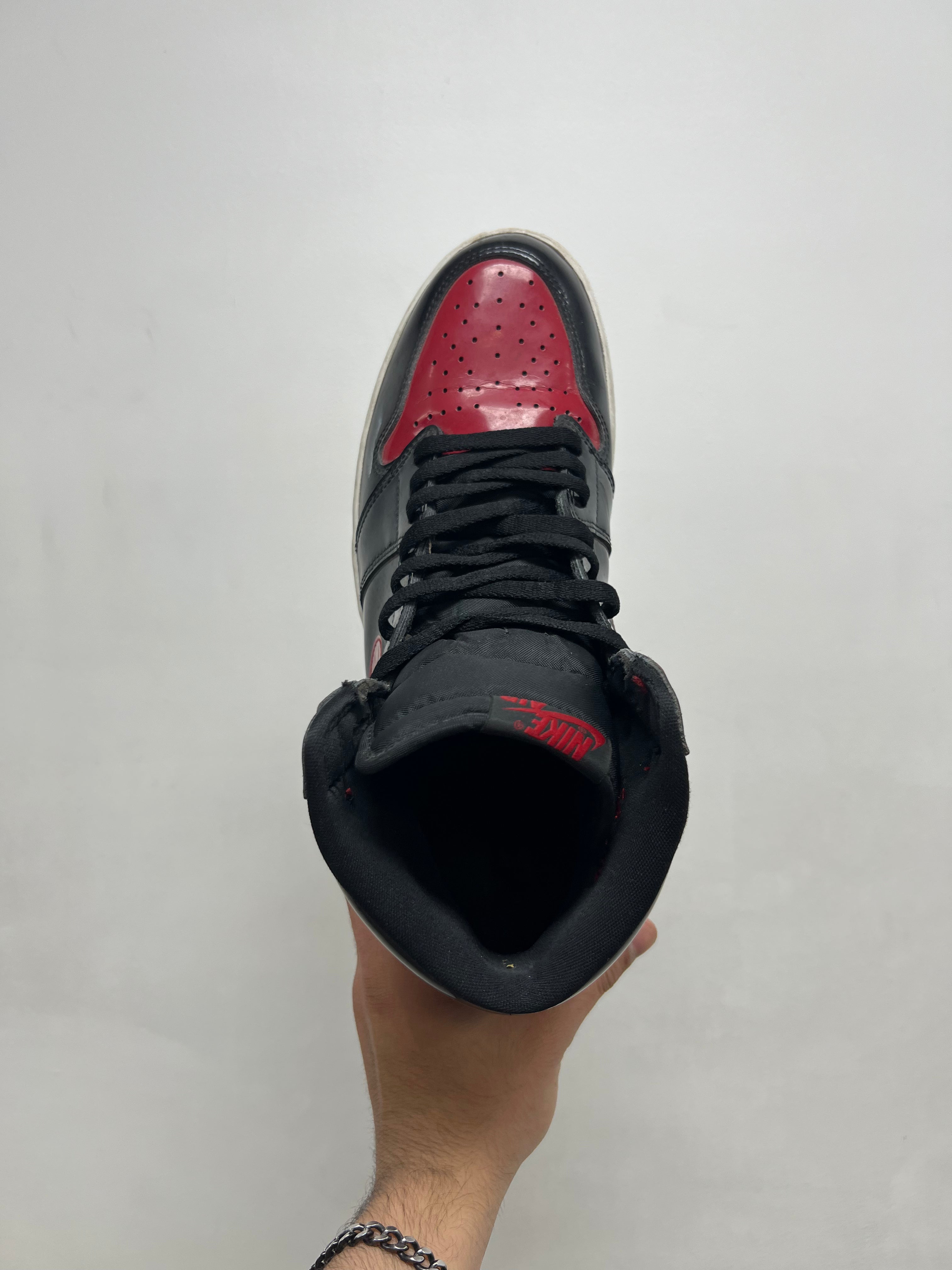 Jordan 1 Patent Bred Sneakers