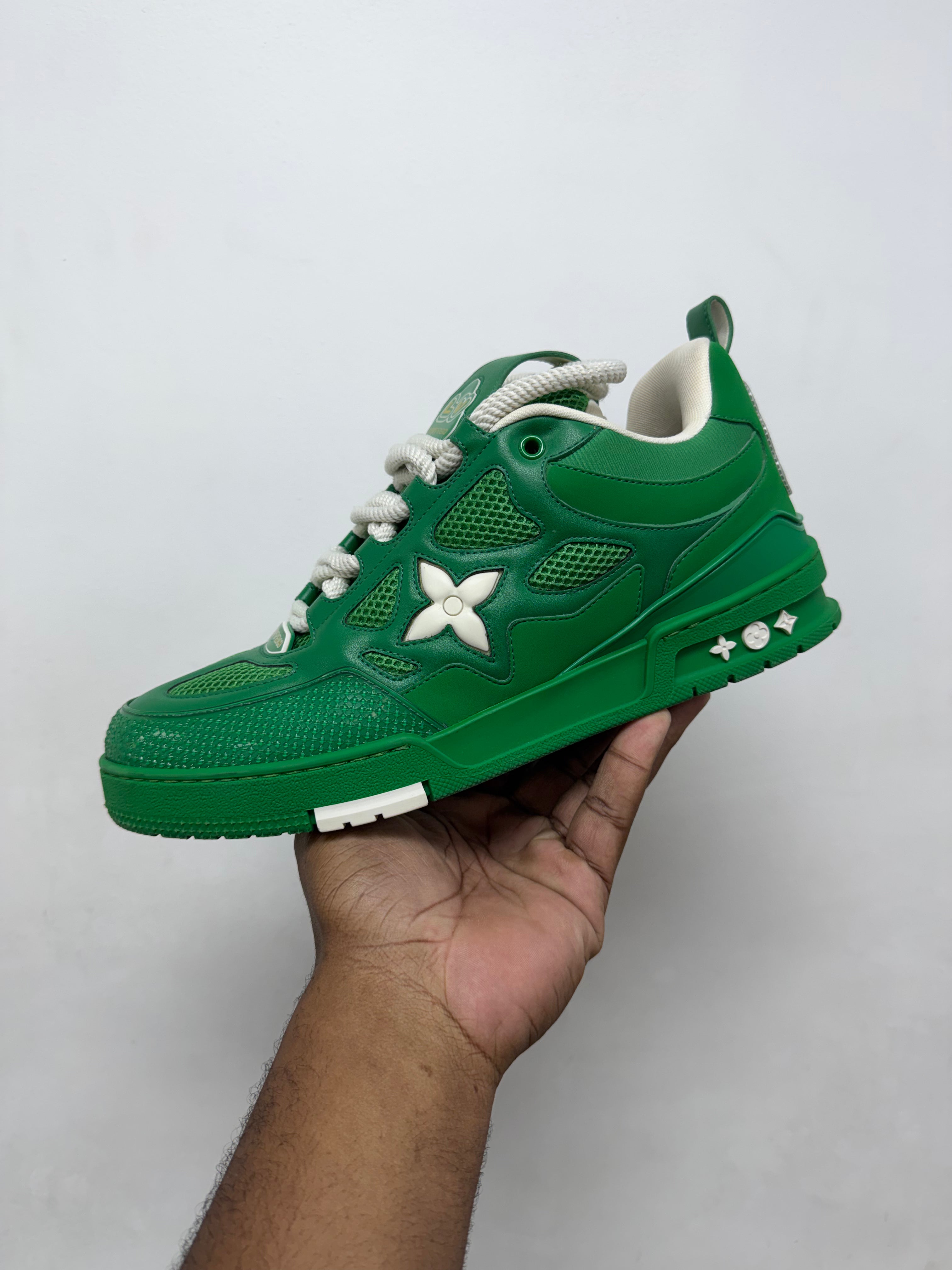 Louis Vuitton Green Skate Sneakers