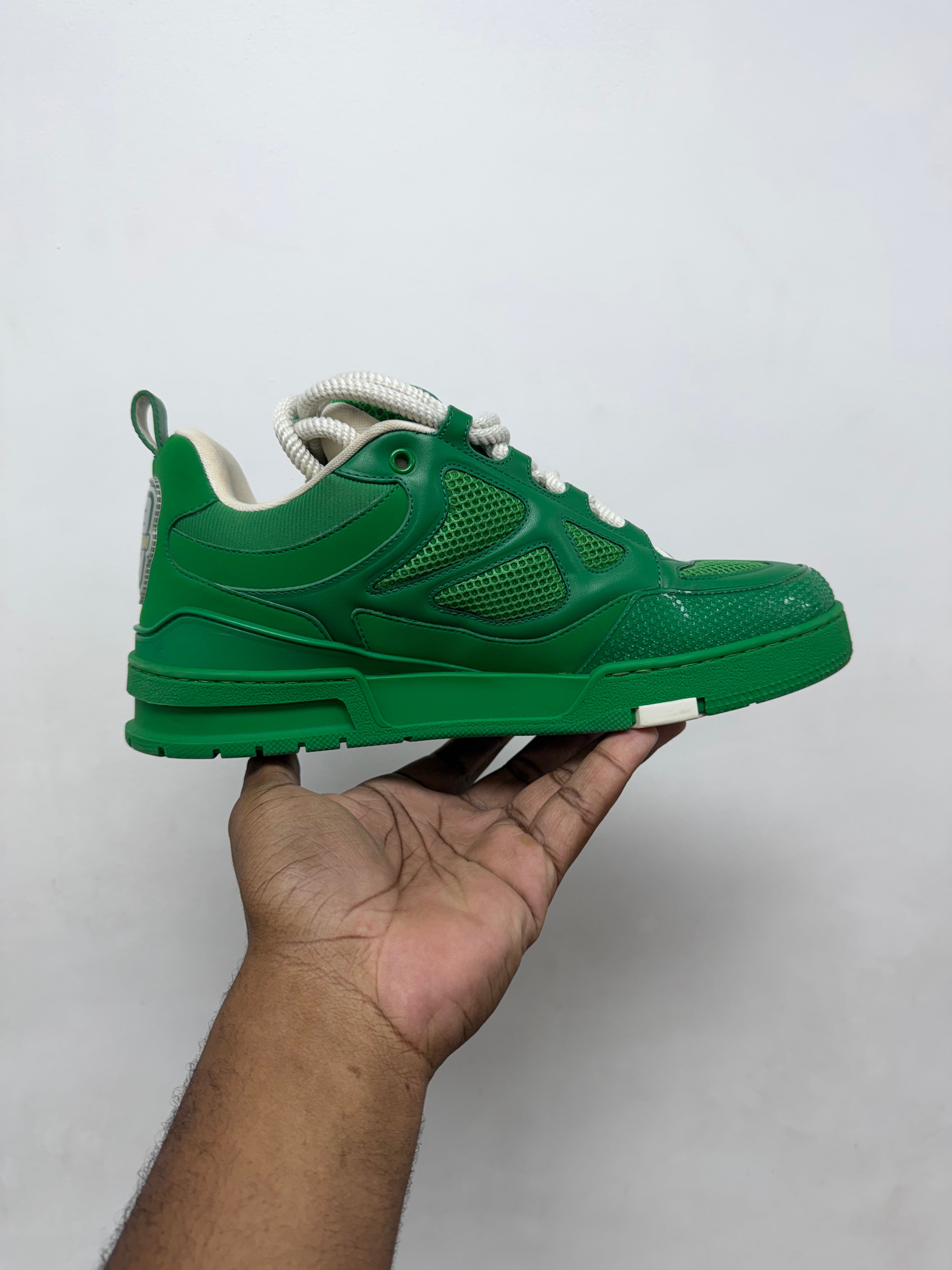 Louis Vuitton Green Skate Sneakers