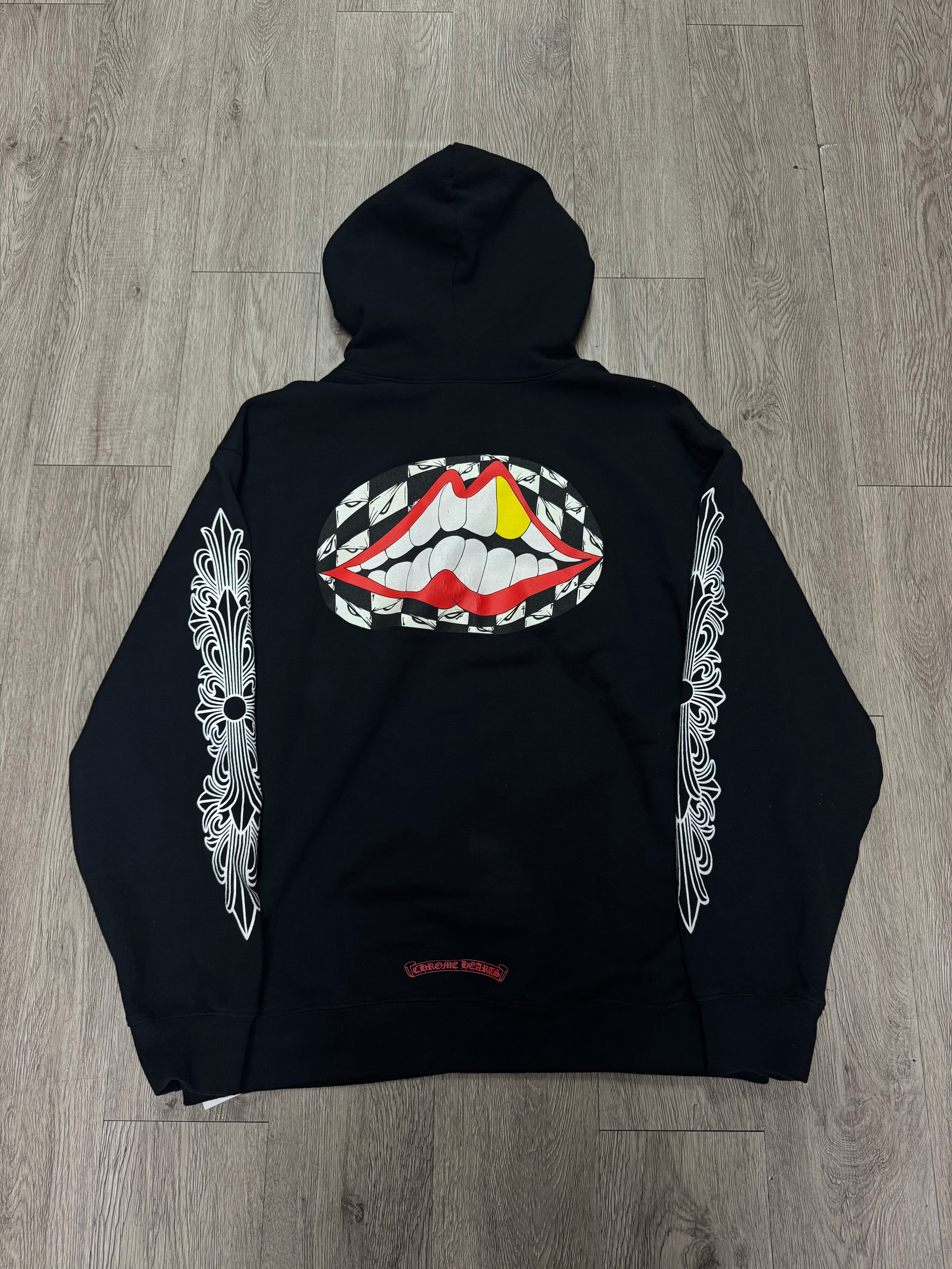 Chrome Hearts Matty Boy Black Red Chomper Hoodie
