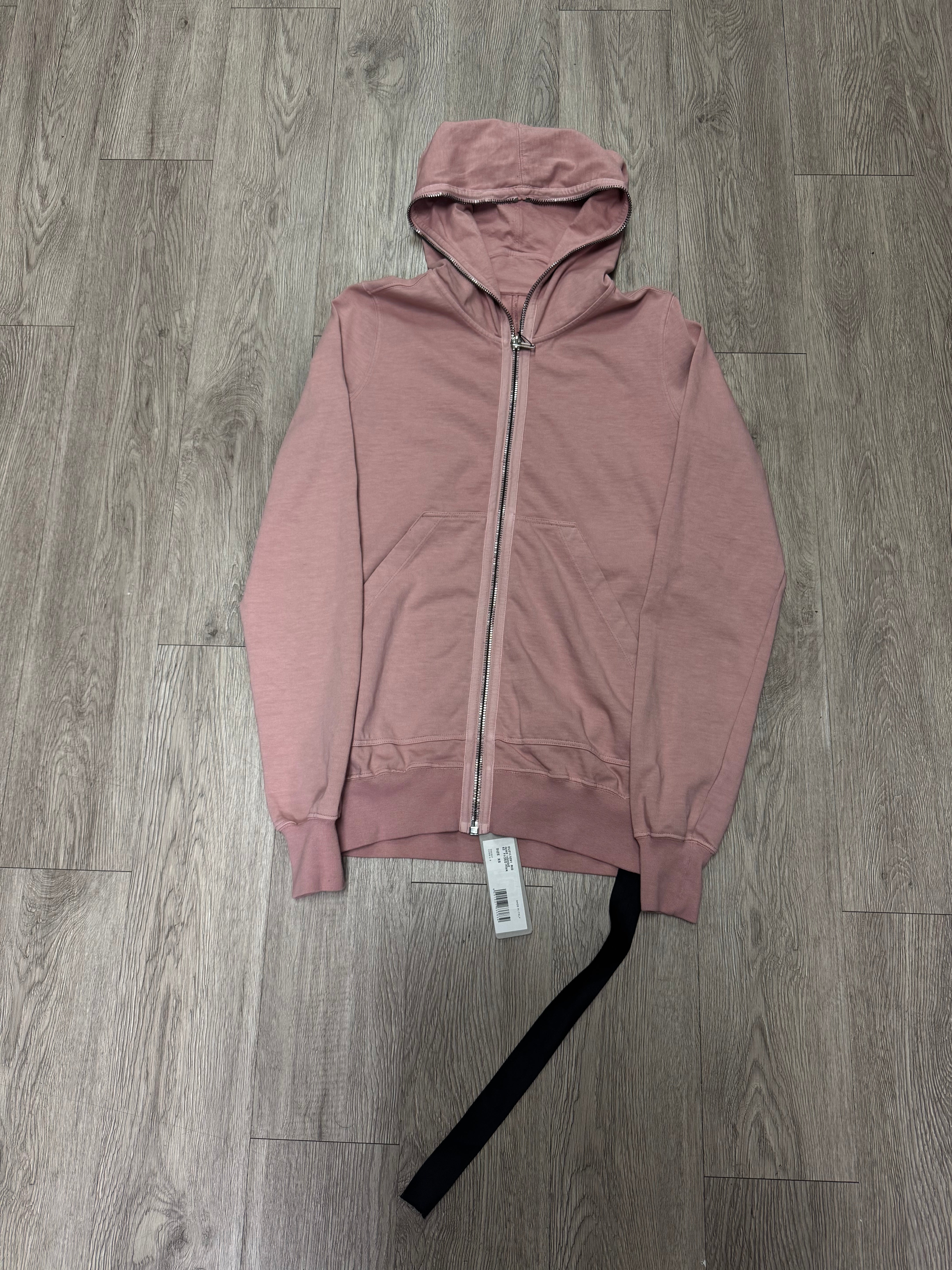 Rick Owens Pink Gimp Zip Up Hoodie