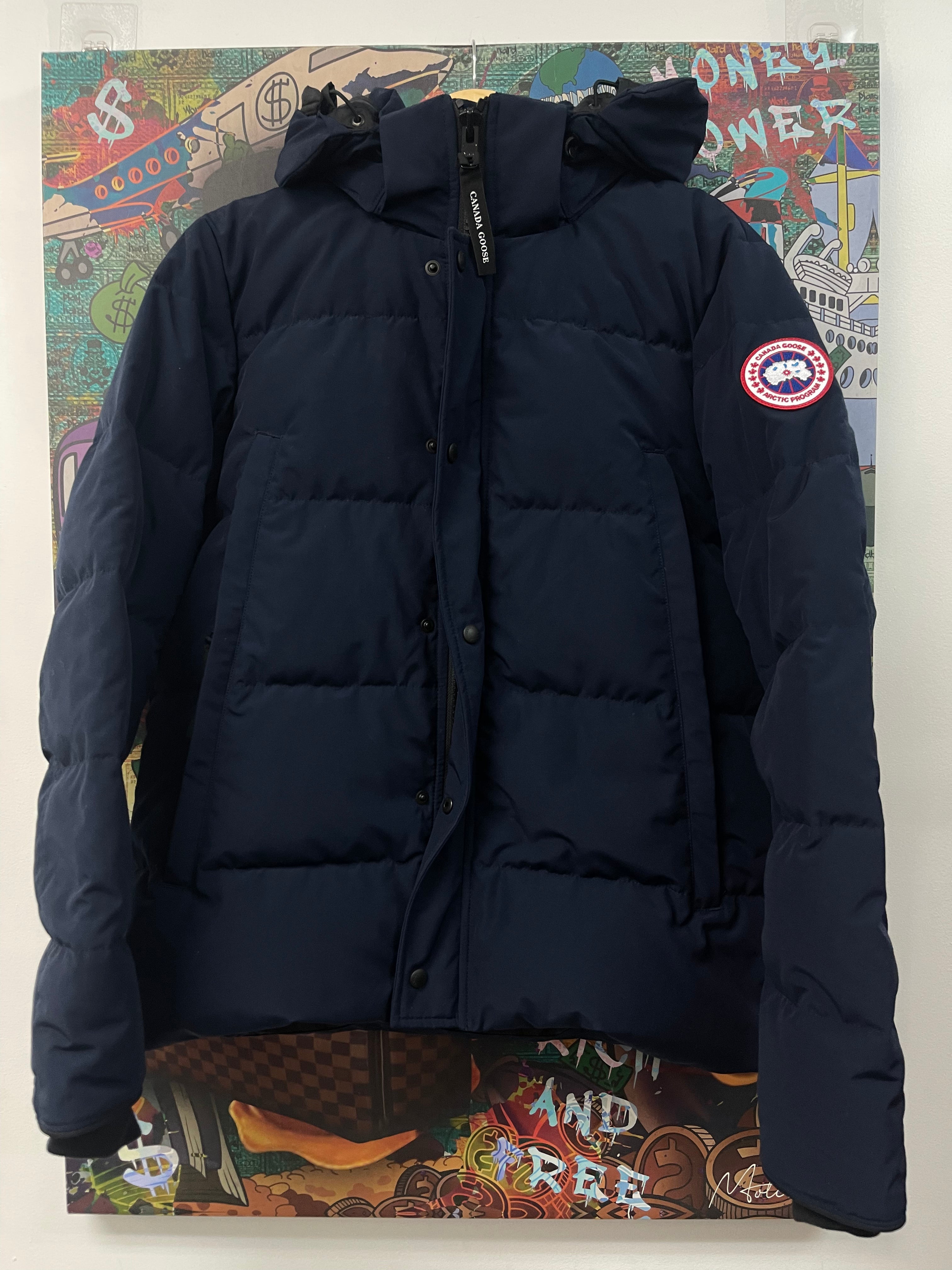Canada Goose Navy Wyndham Parka Jacket