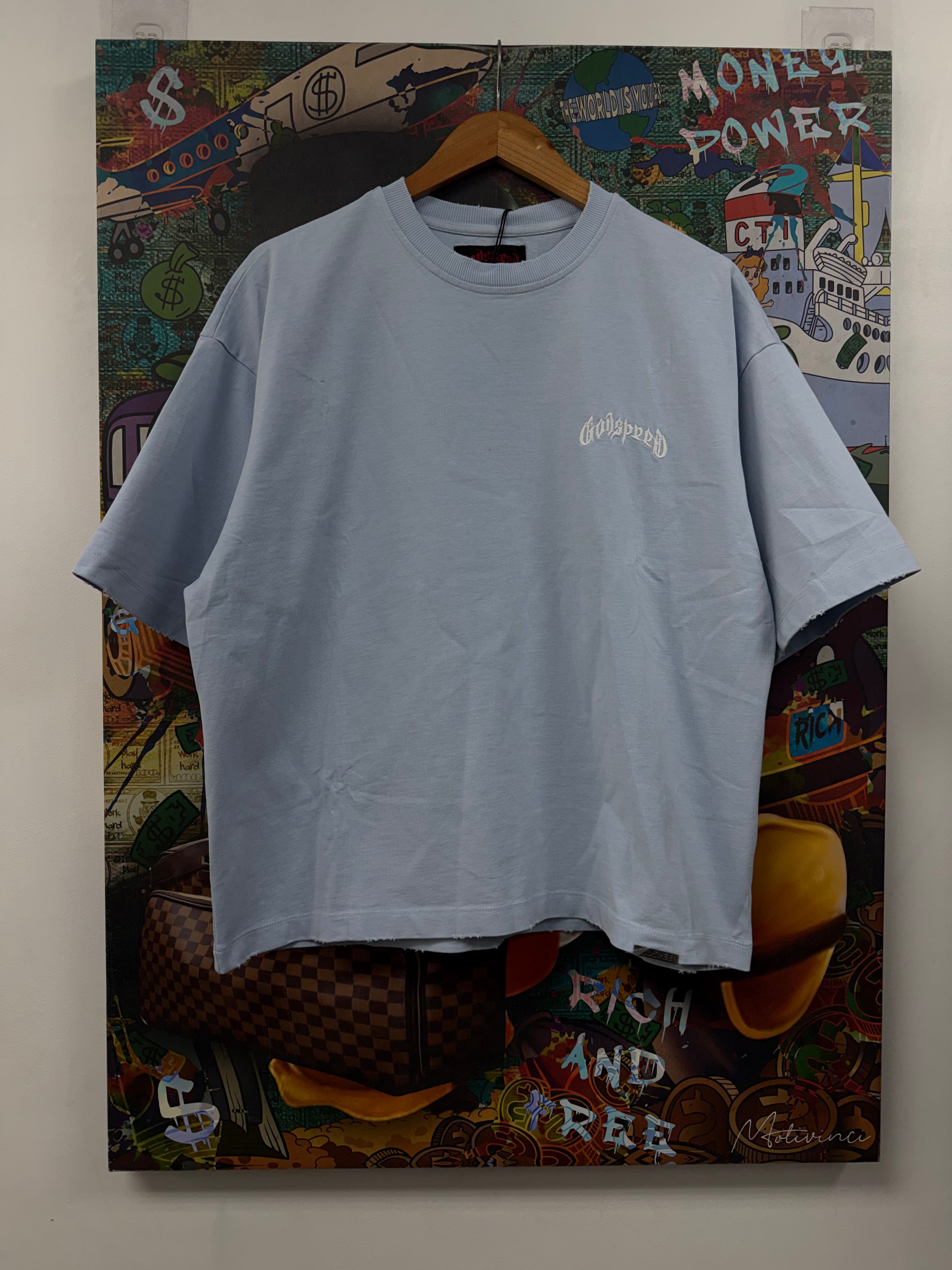 Godspeed Blue White Classic Tee
