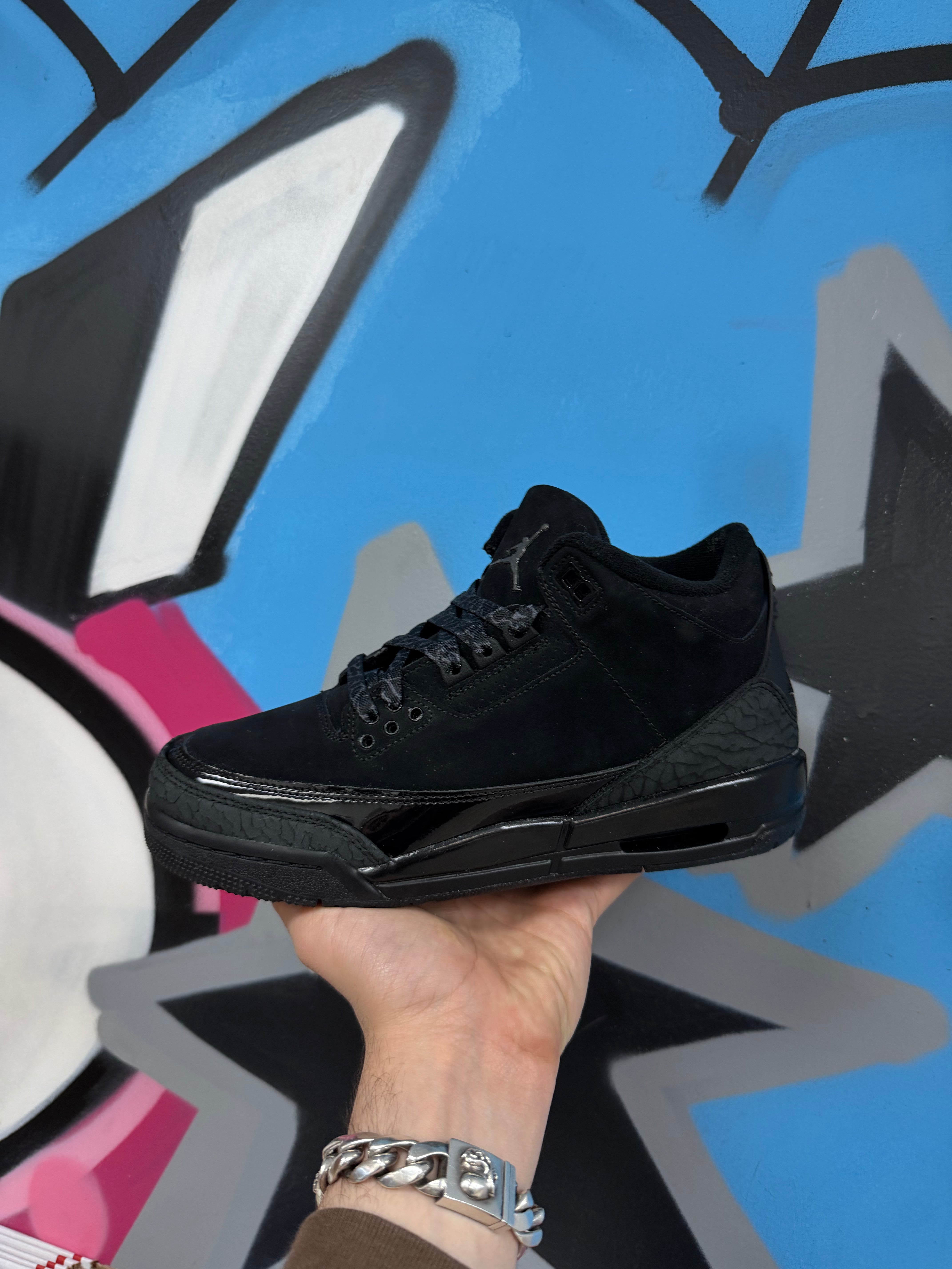Jordan 3 Black Cat (Tried On) Sneakers