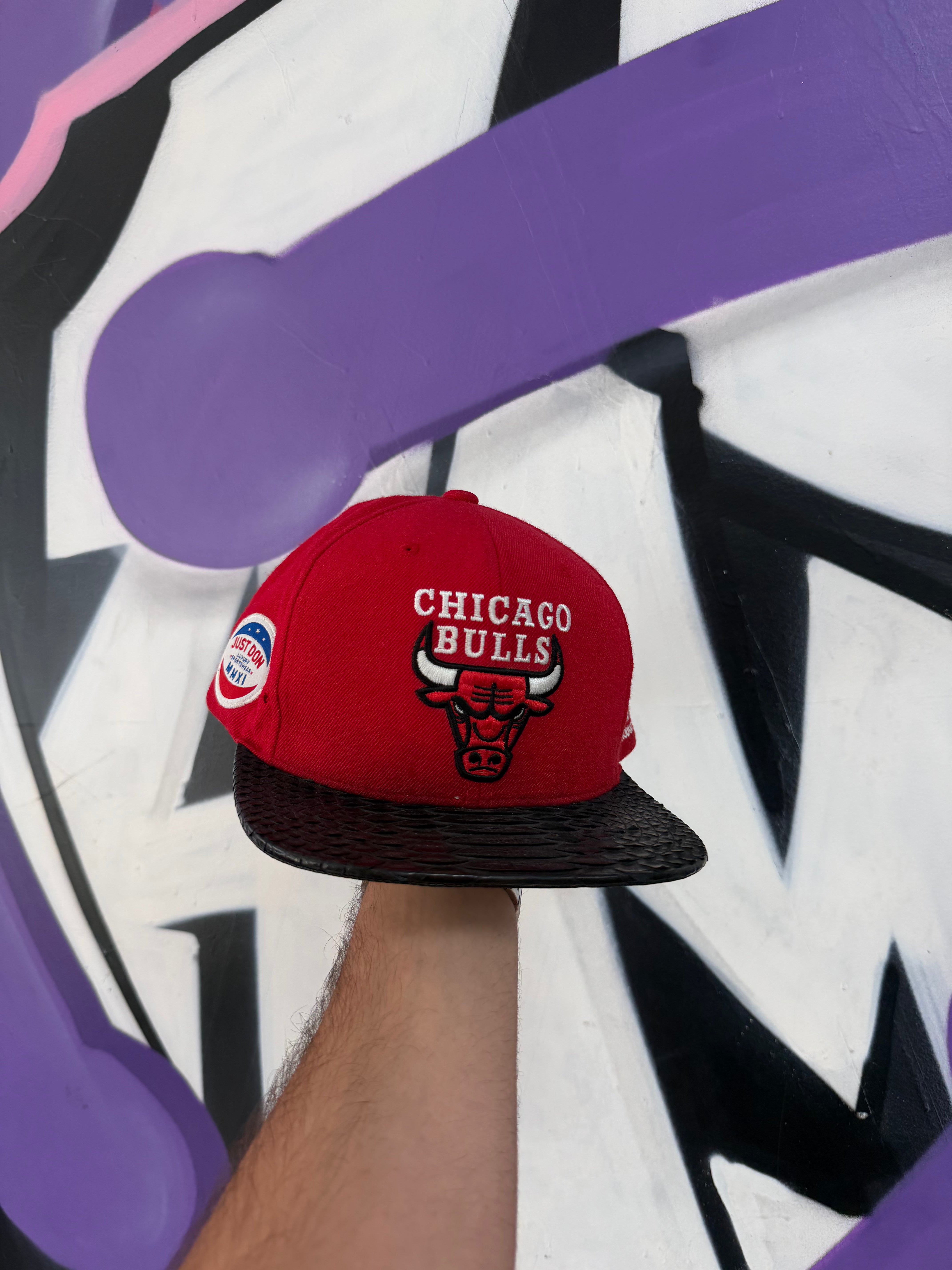Just Don Red Black Snakeskin (Flaw) Hat