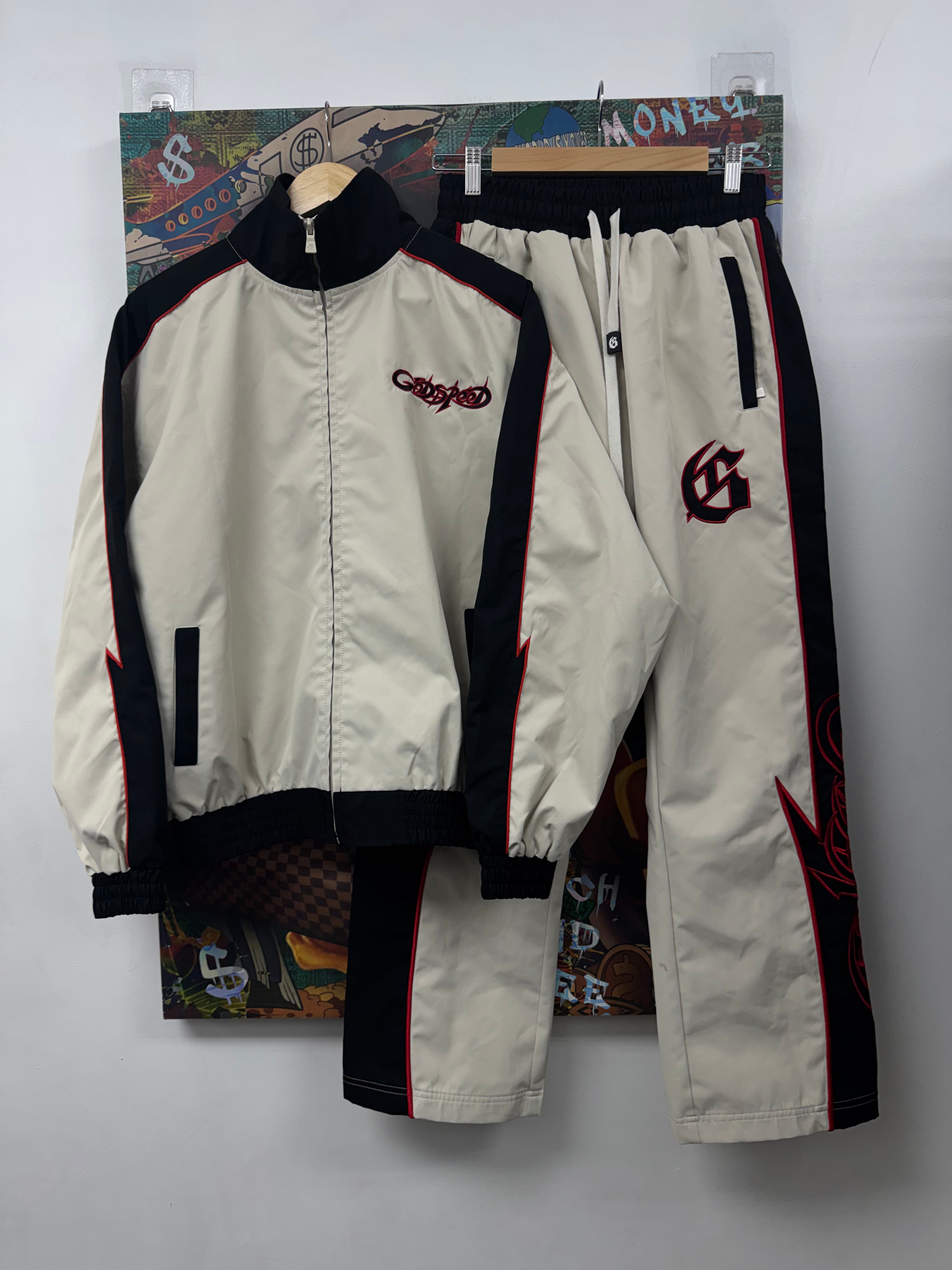 Godspeed Black Cream Red Track Suit