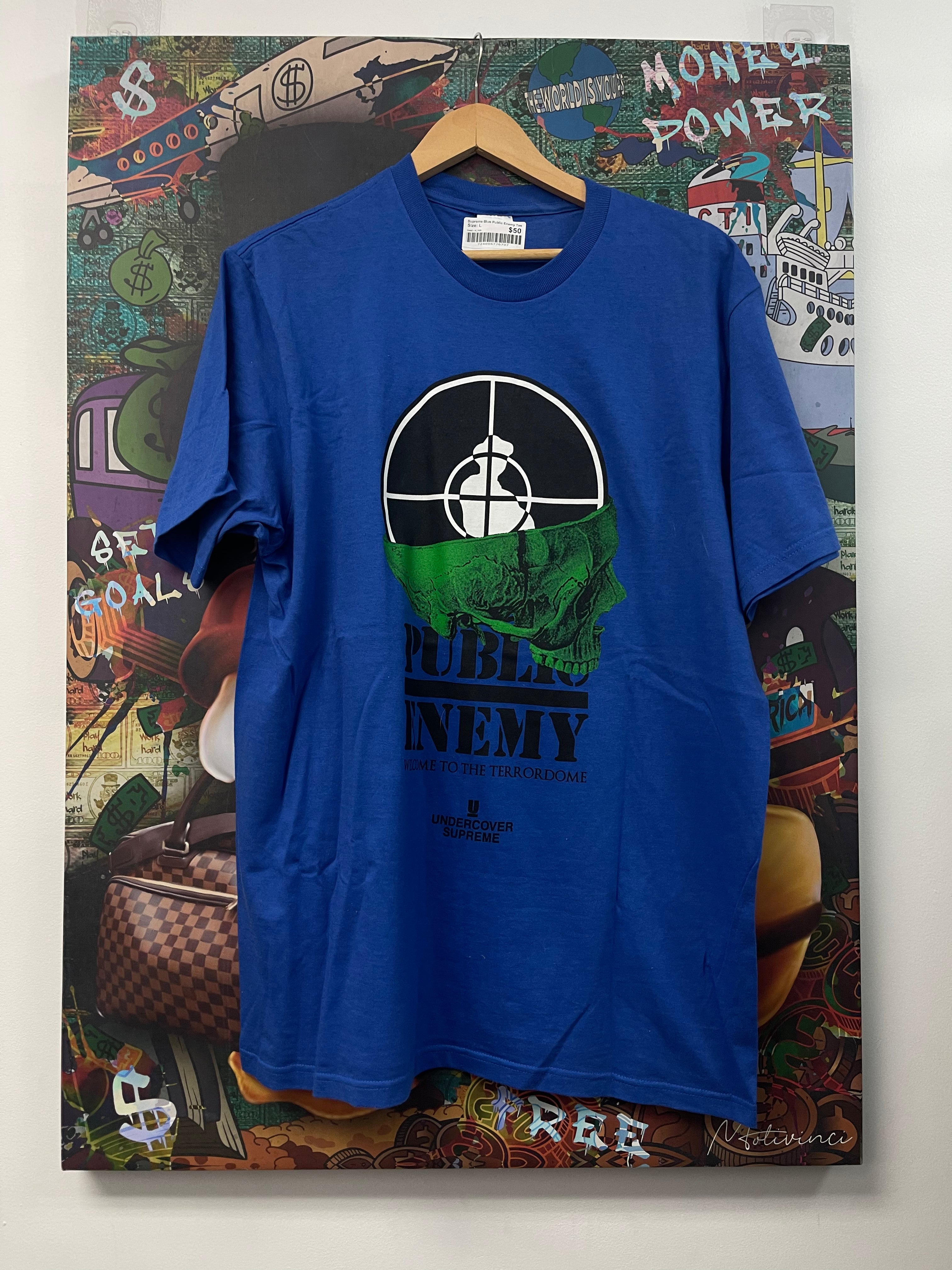 Supreme Blue Public Enemy Tee