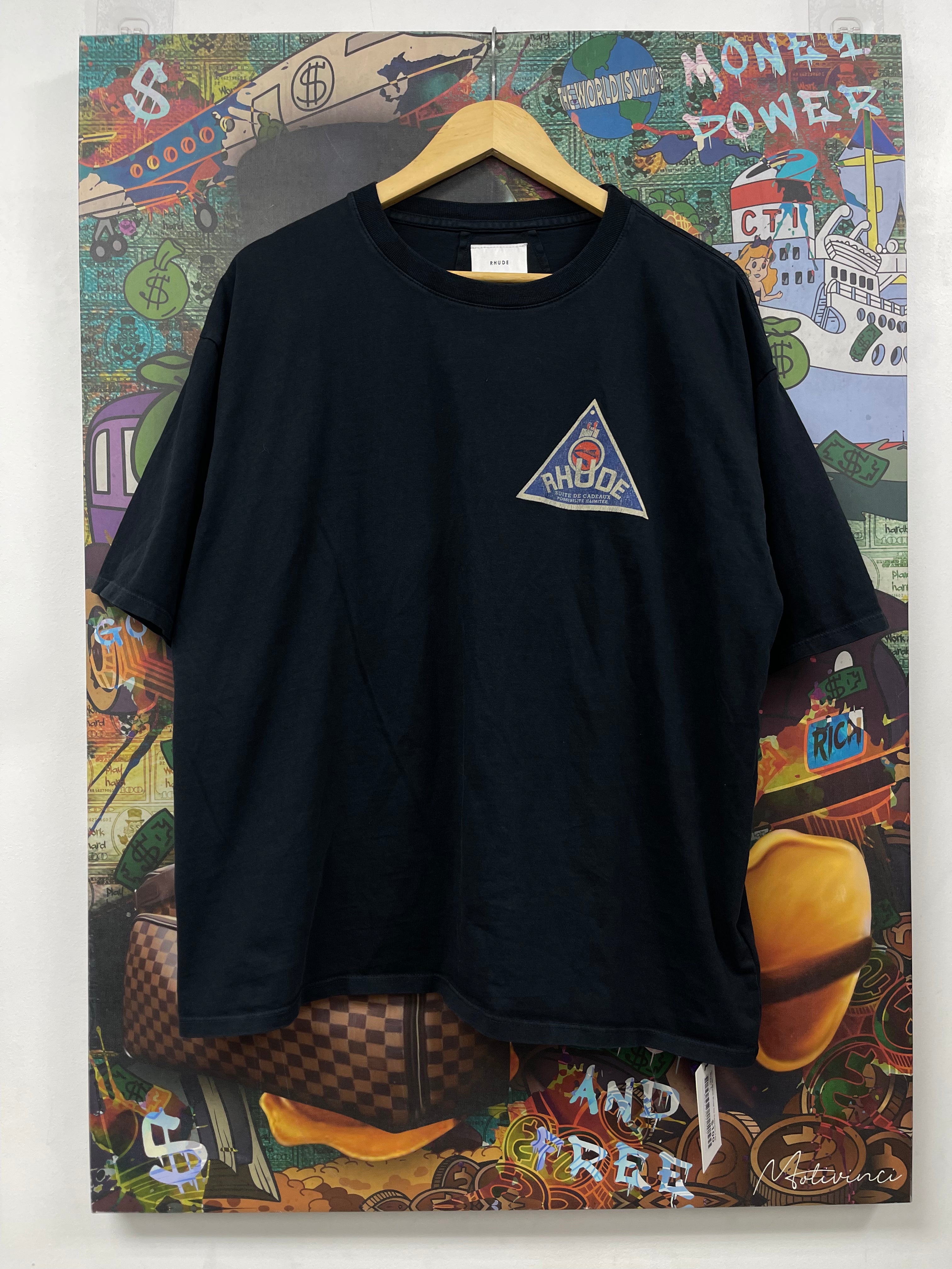 Rhude Black Suite De Cadeaux Tee