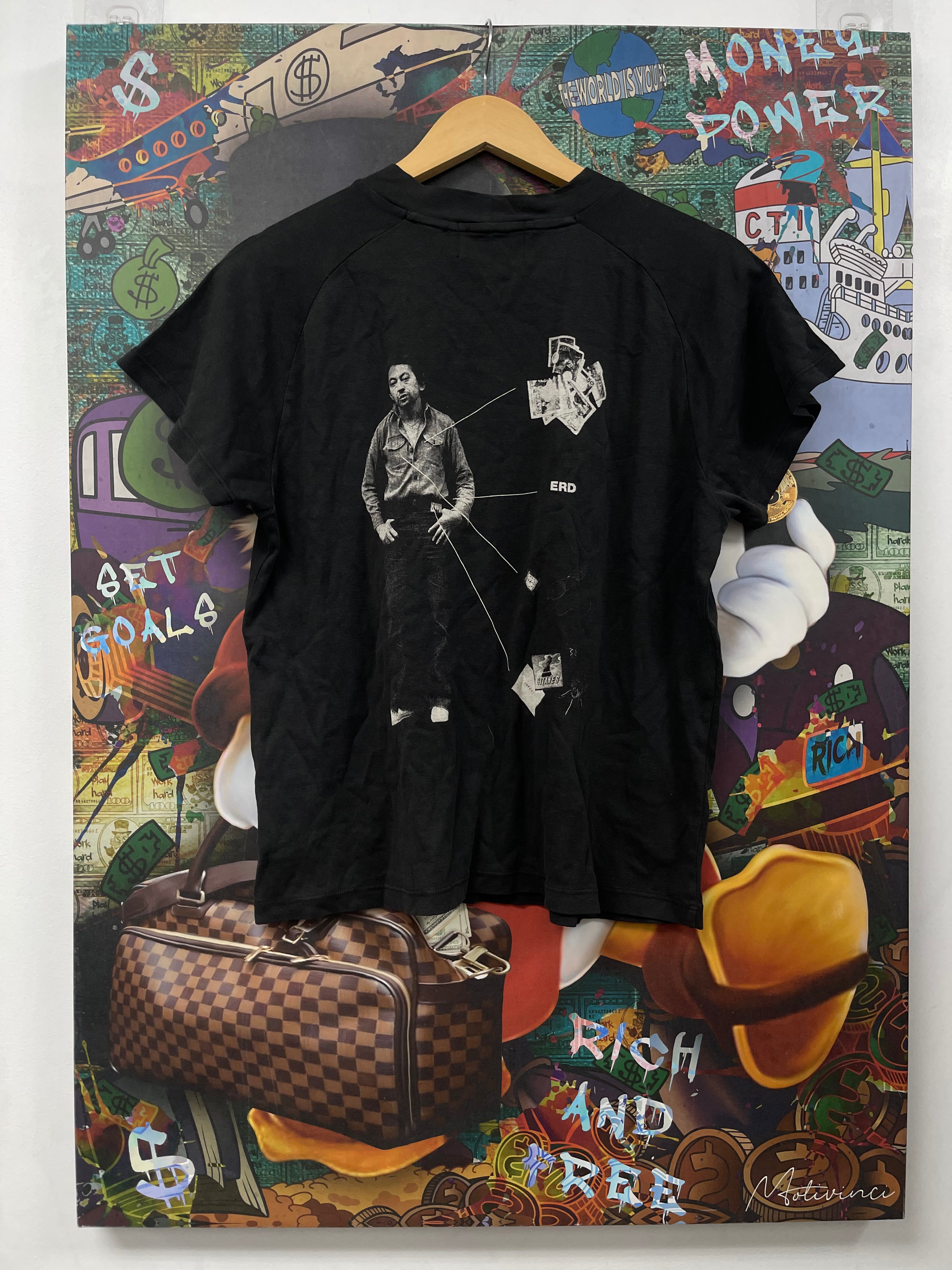 ENFANTS RICHES DÉPRIMÉS Grey Serge Raglan Tee