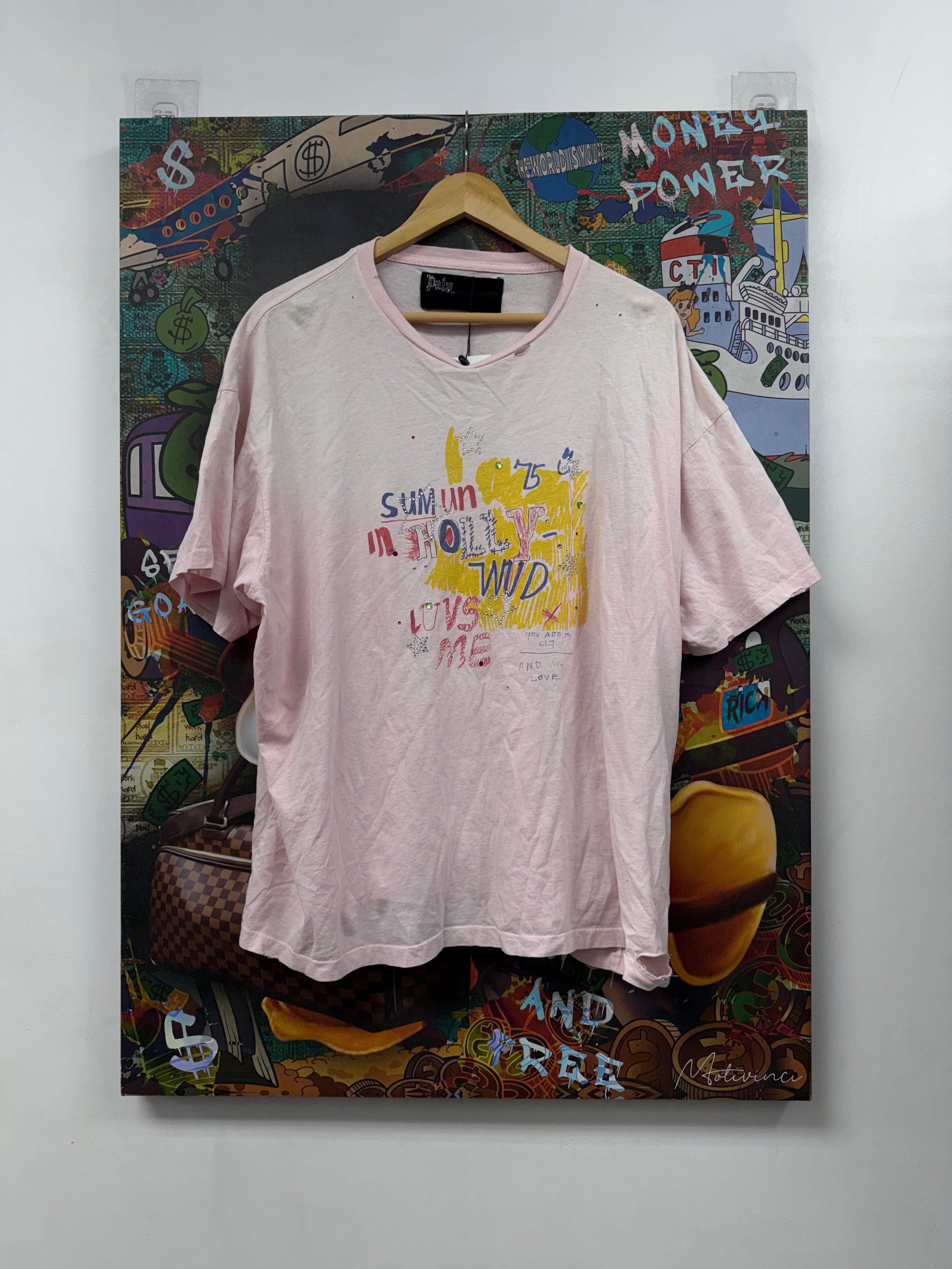 Paly Pink Sum 1 in Hollywud Tee