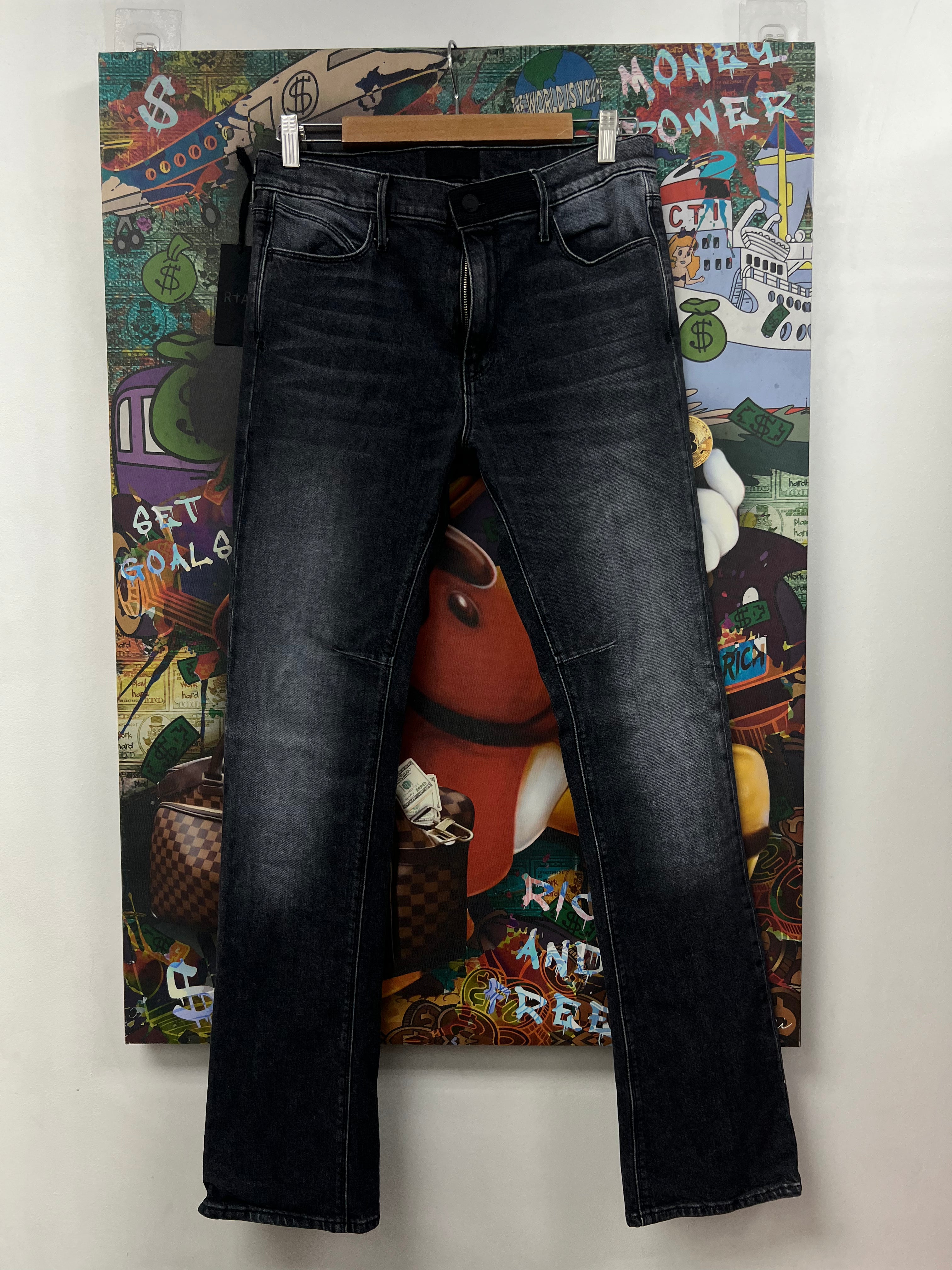 RTA Grey Wash Plain Jeans