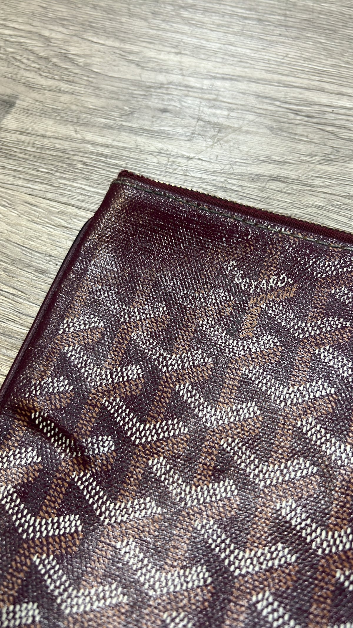 Goyard Burgundy Senat Bag