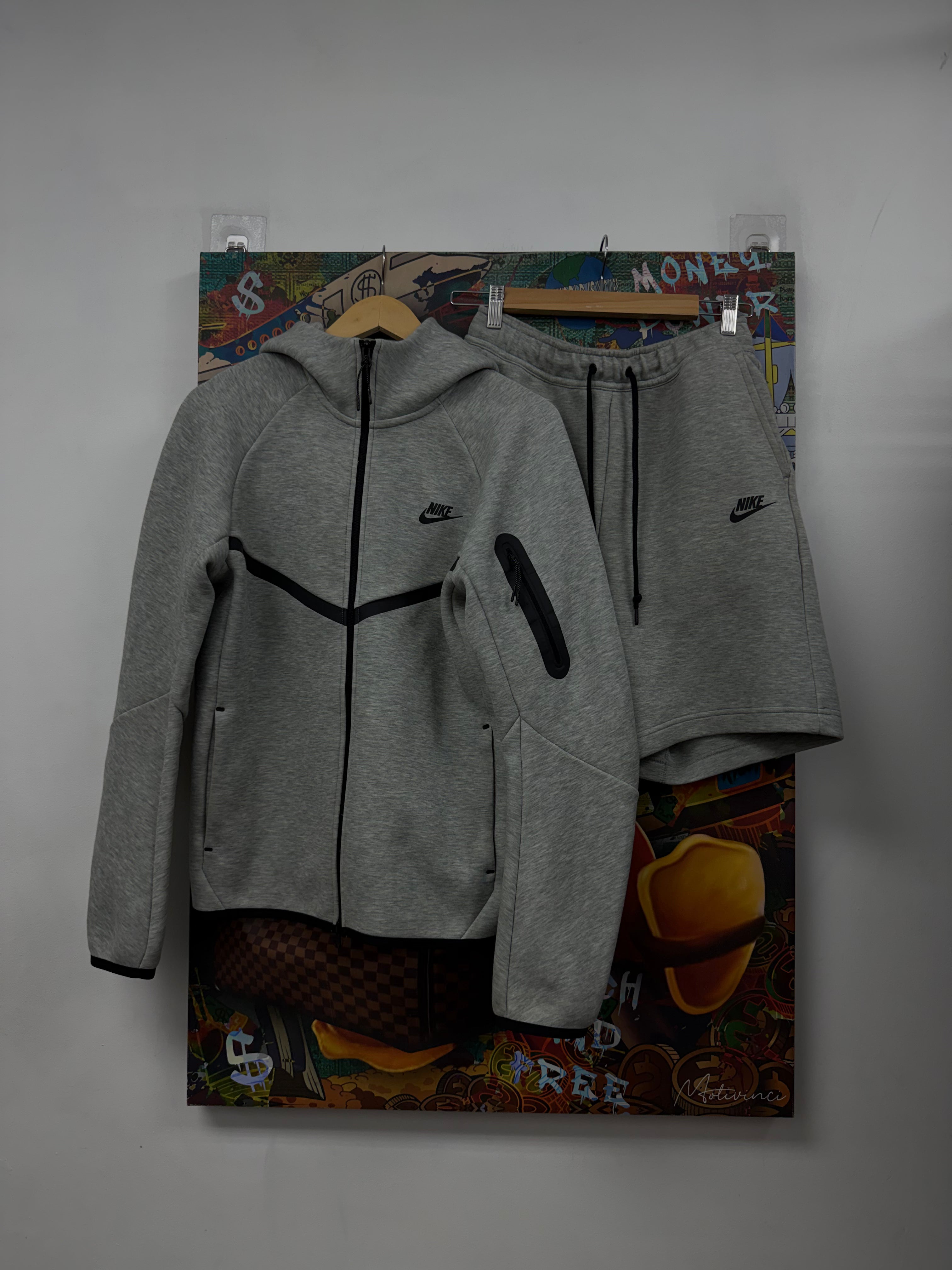 Nike Grey Tech Short Set