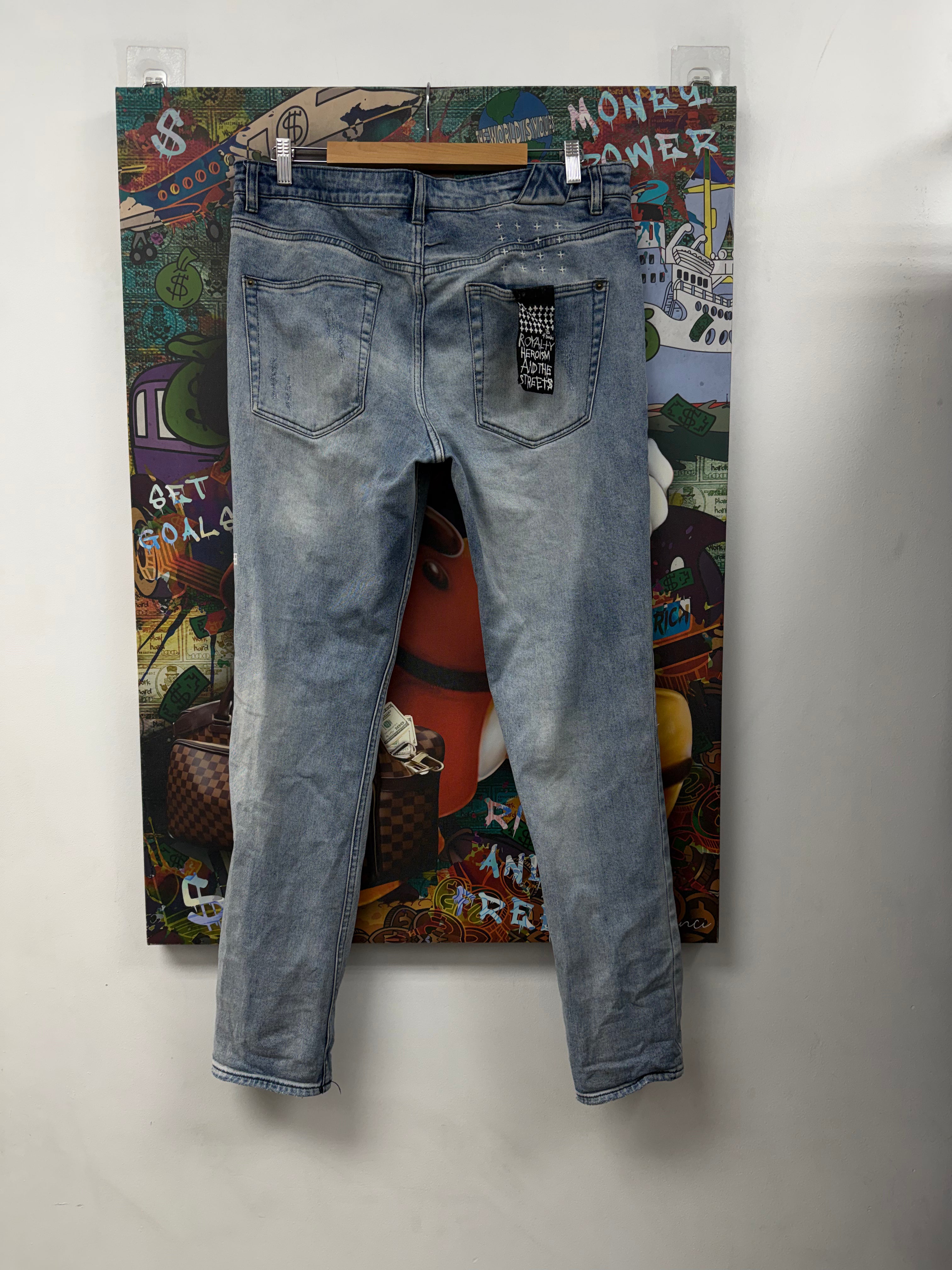Ksubi Light Wash Ripped Jeans