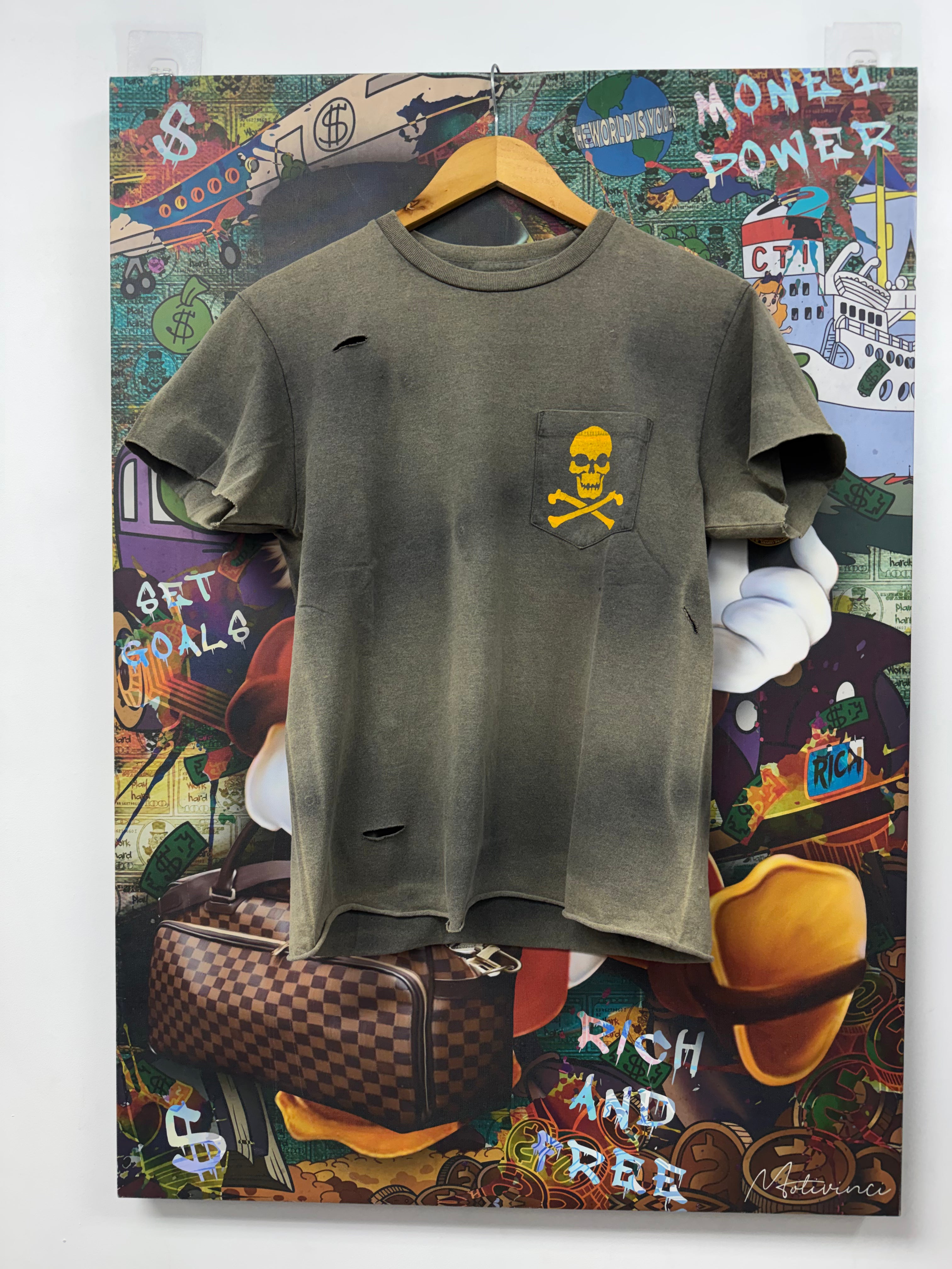 Gallery Dept Sunfaded Skull Tee