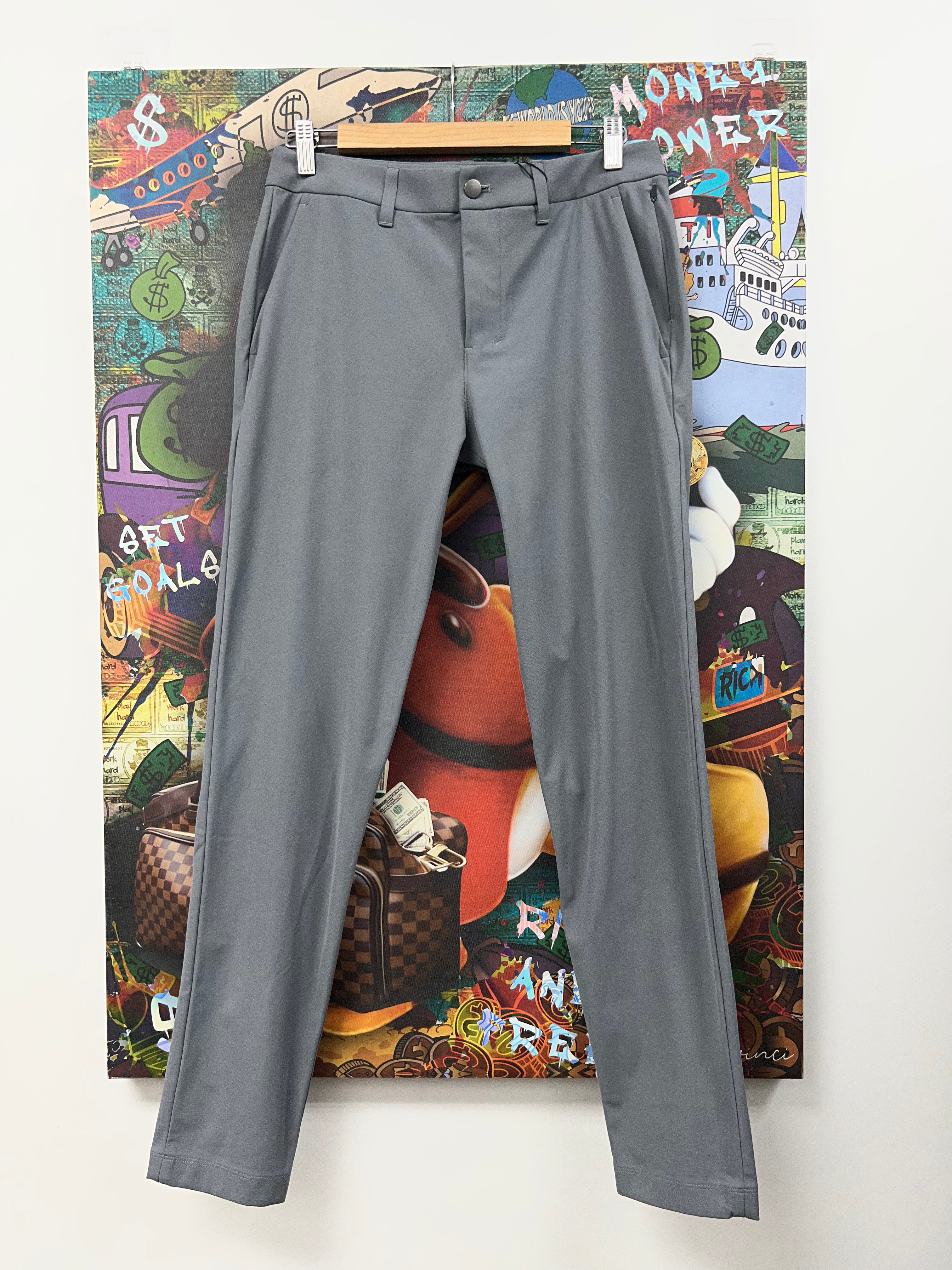 Lululemon Grey Commission Classic Fit Pants