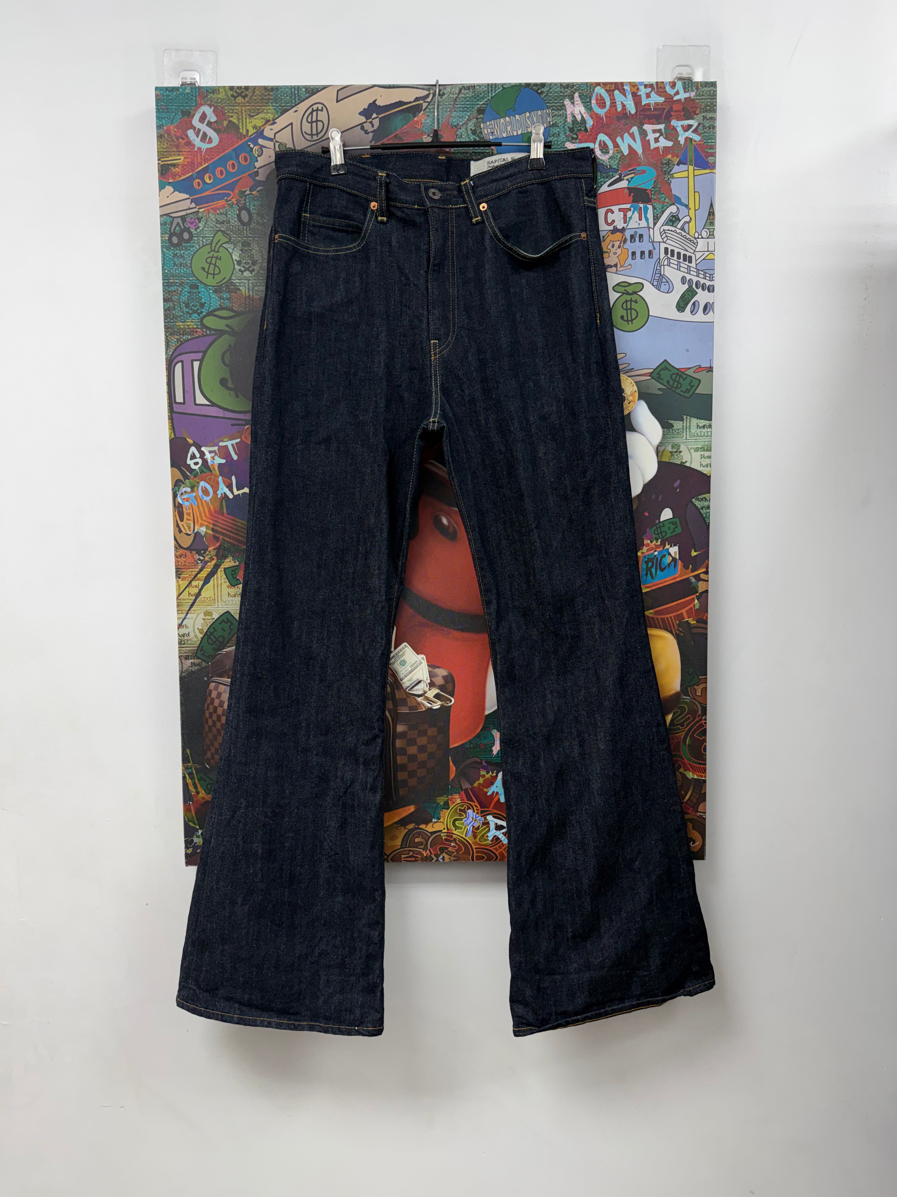 Kapital Navy Selvedge Jeans