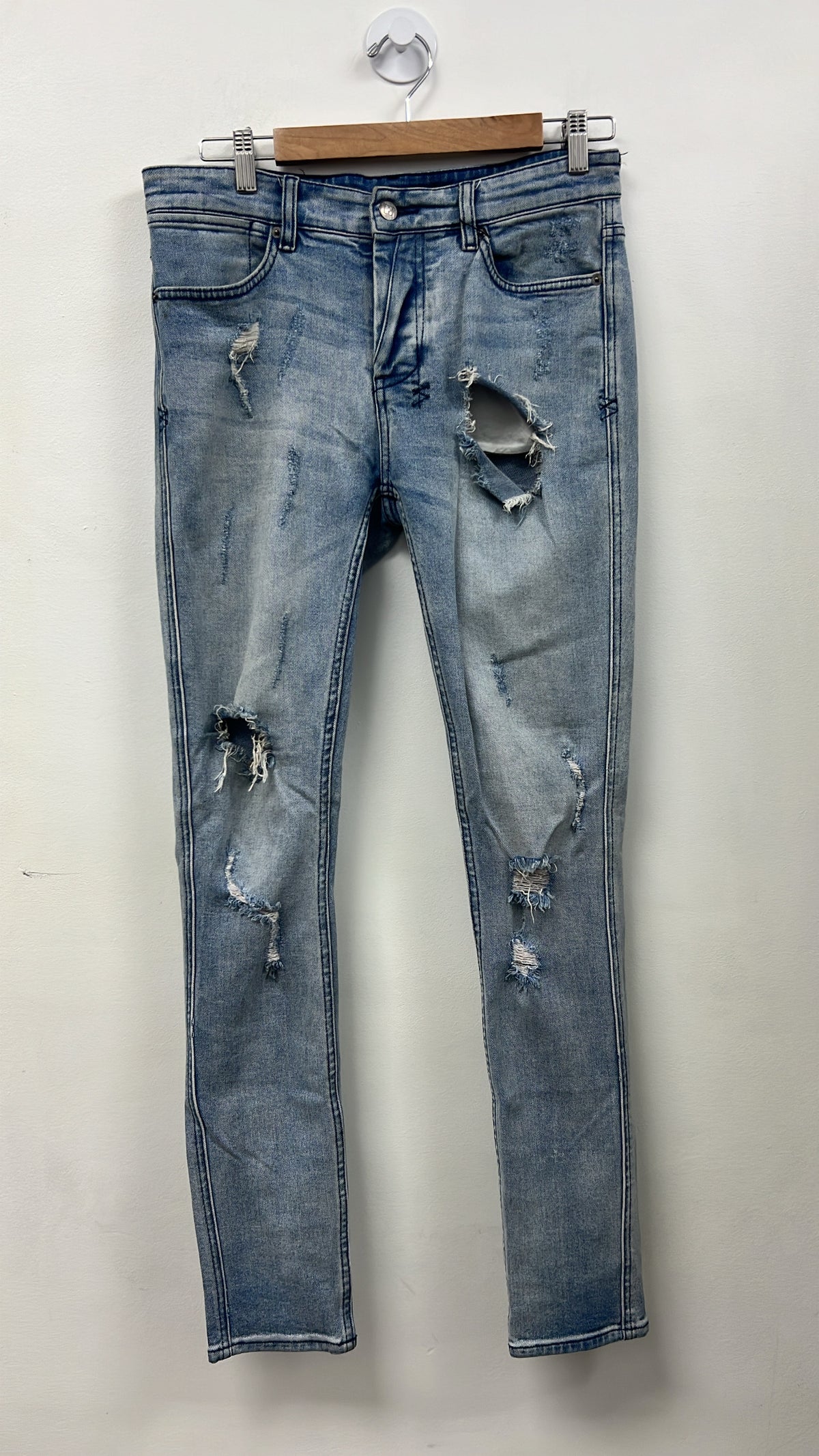 Ksubi Light Wash Ripped Jeans
