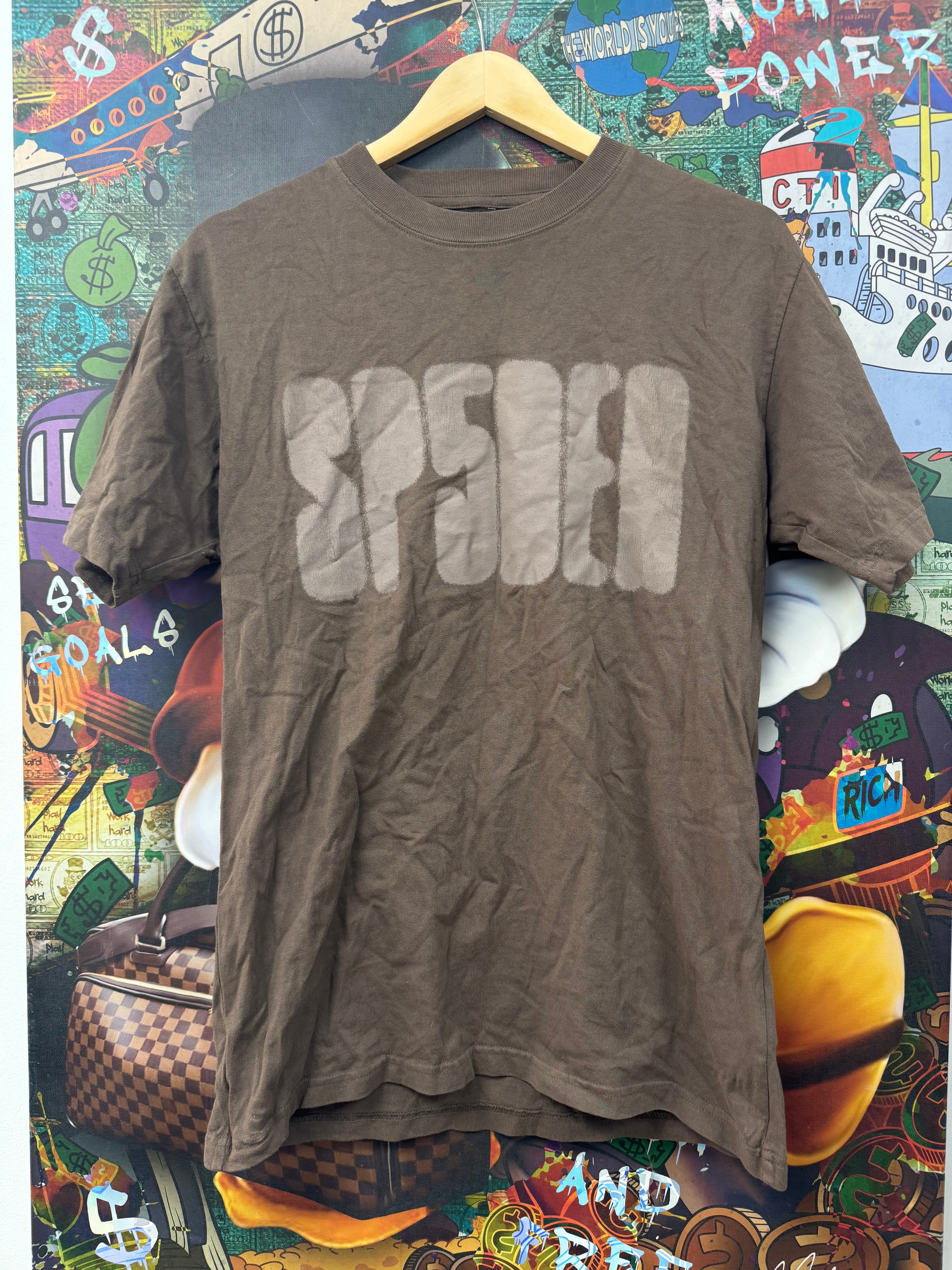 Sp5der Brown Tee